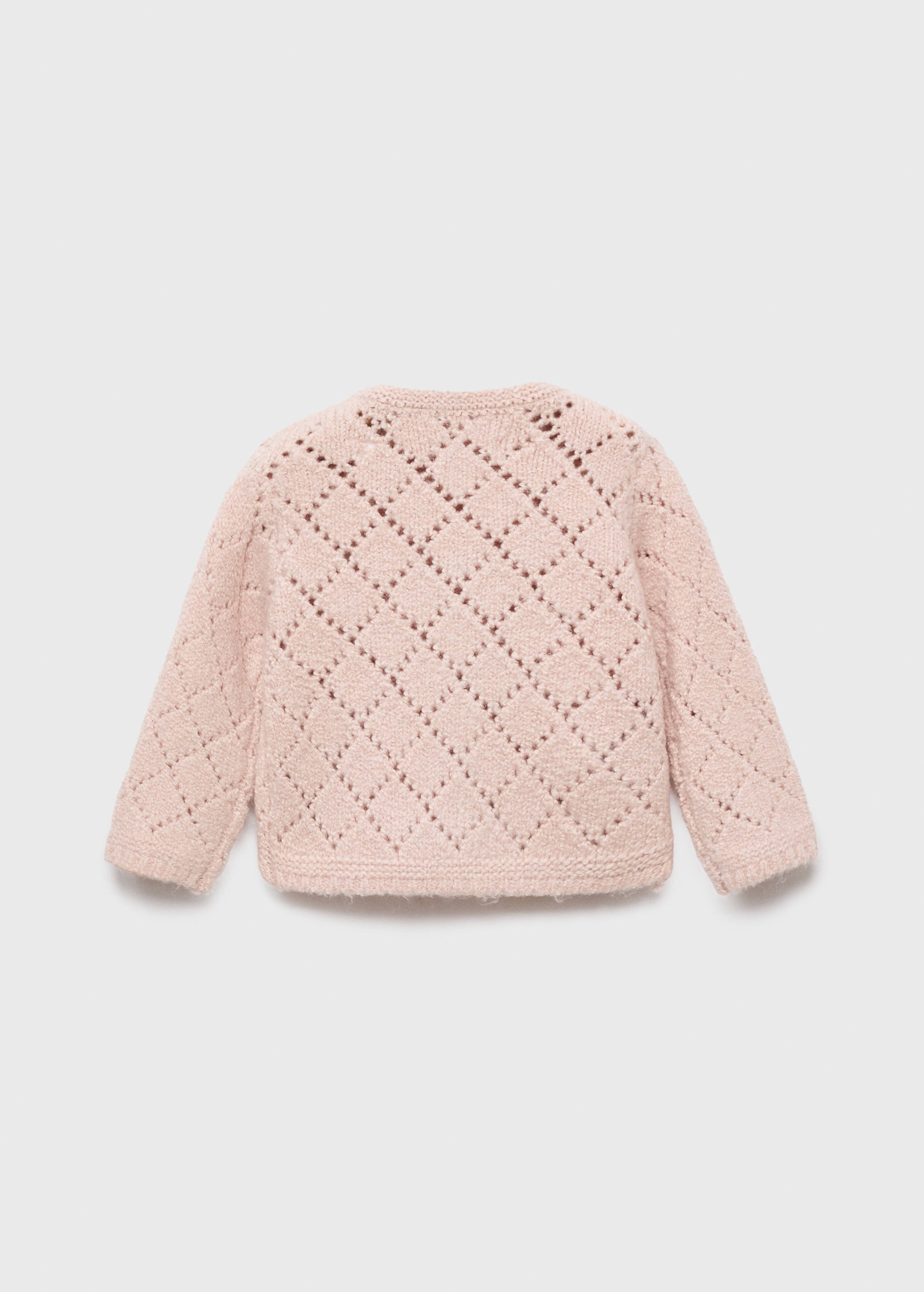Cárdigan punto crochet - Reverso del artículo