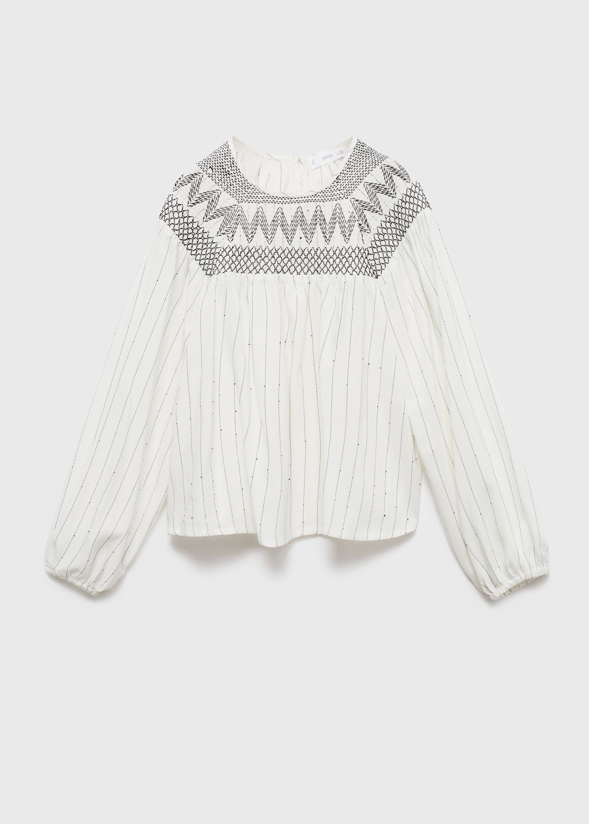 Embroidered details blouse - Article without model