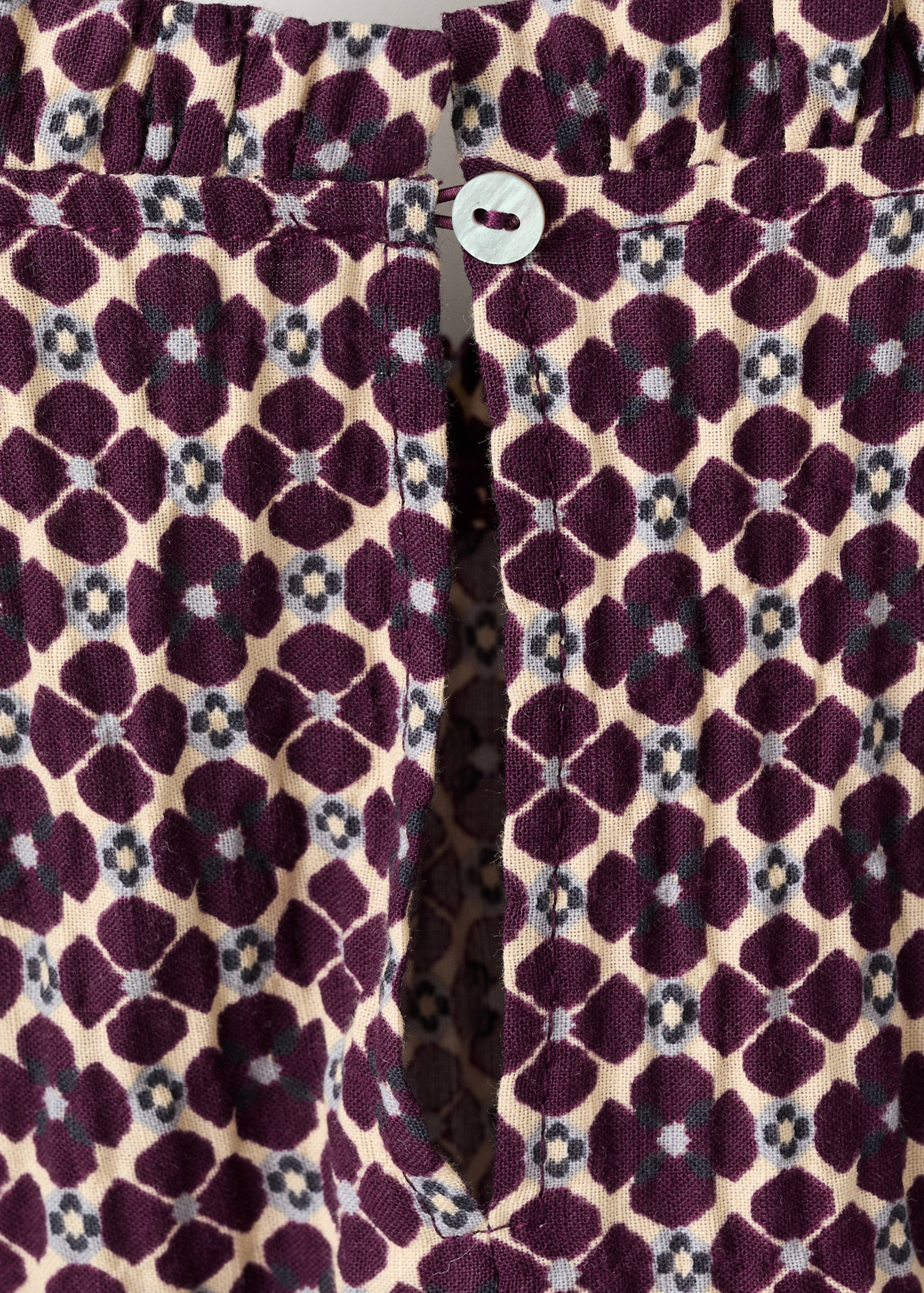 Blouse en coton à fleurs - Détail de l'article 8