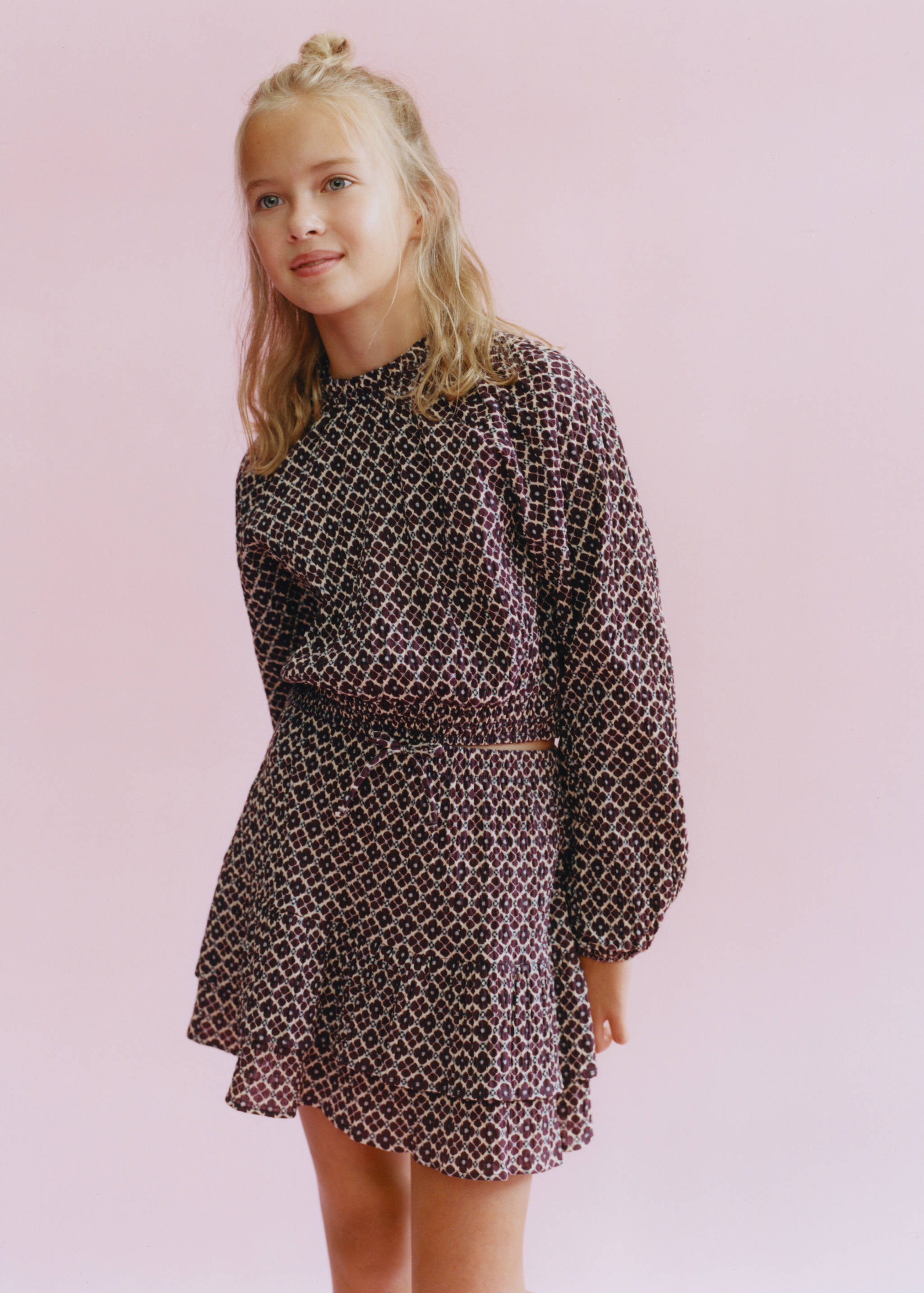 Floral cotton blouse - Details of the article 5