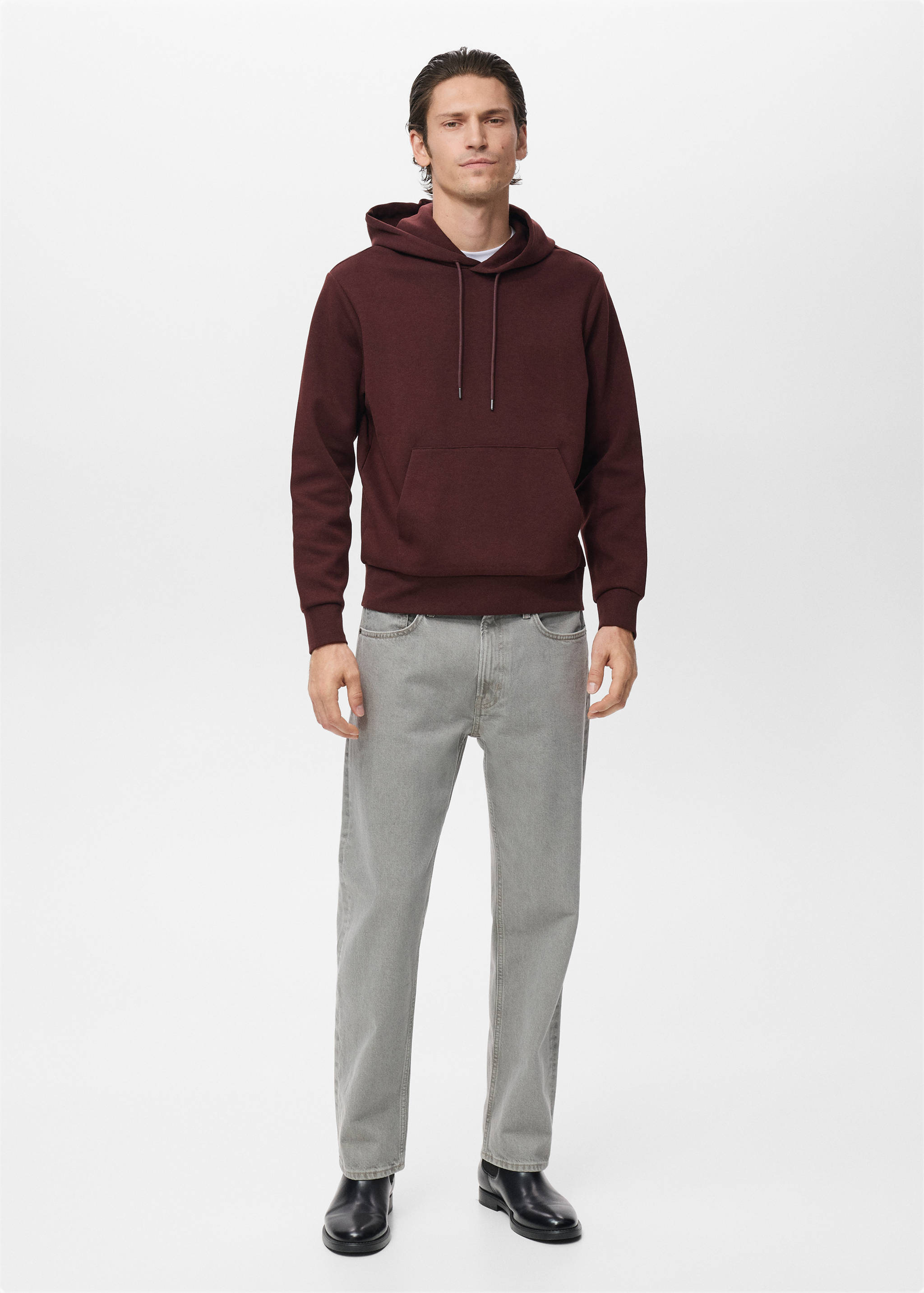 Sudadera capucha regular fit - Plano general