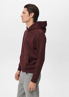 Regular-fit hoodie — Wine 5