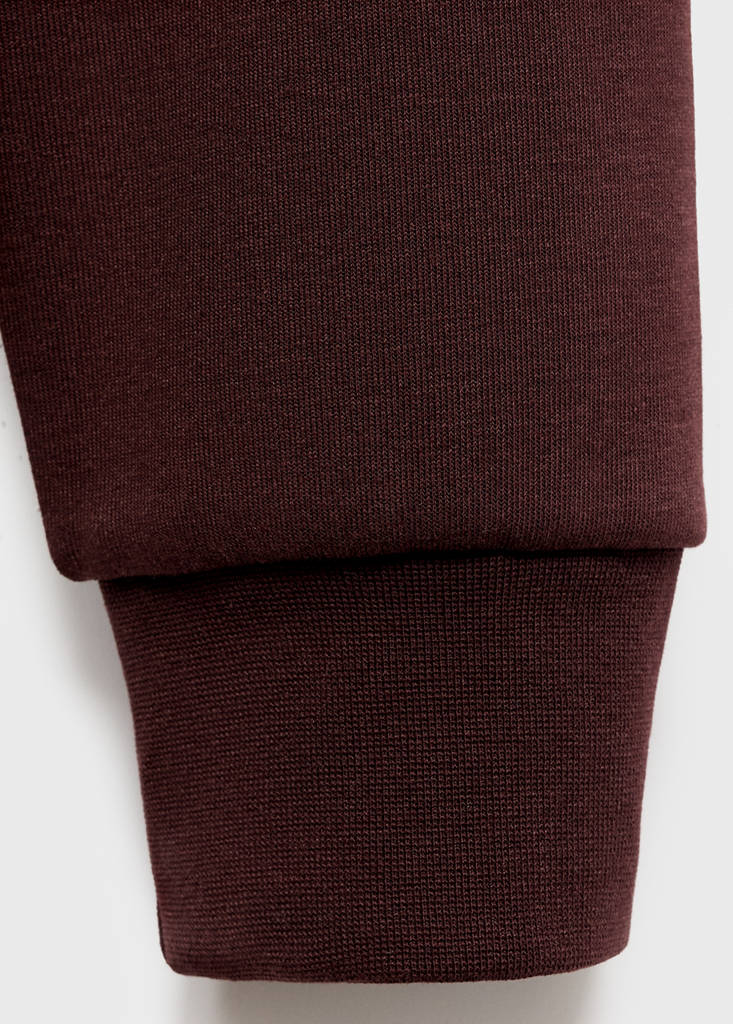 Regular-fit hoodie — Wine