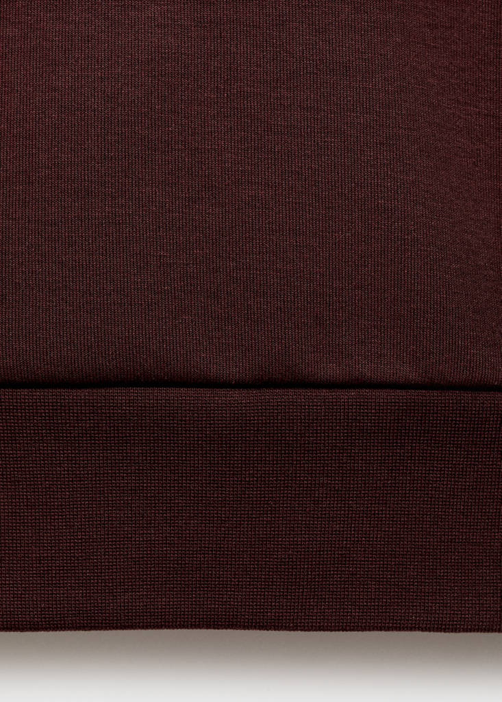 Regular-fit hoodie — Wine