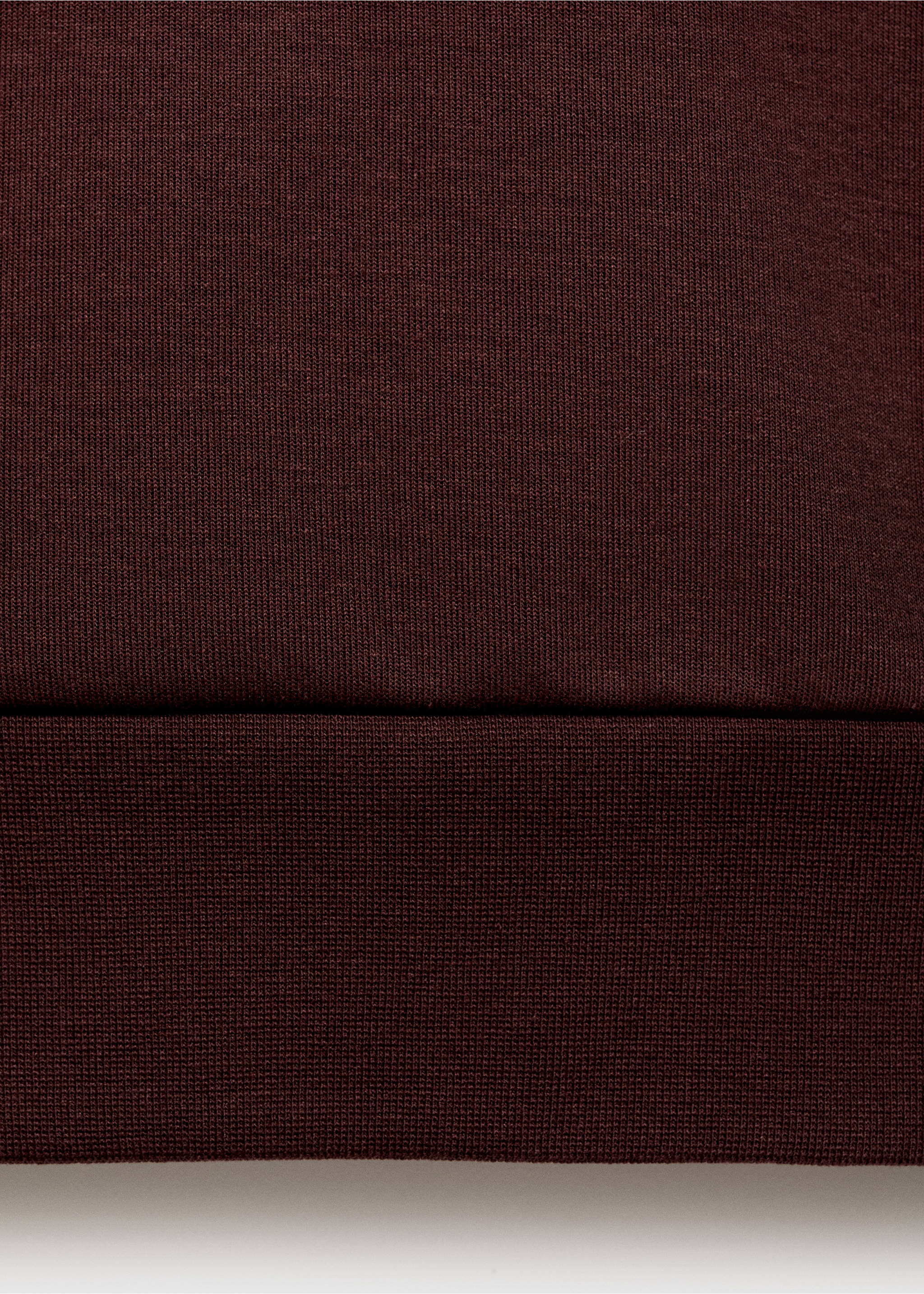 Sudadera capucha regular fit - Detalle del artículo 0, Vino. Ref: 17056742-00.