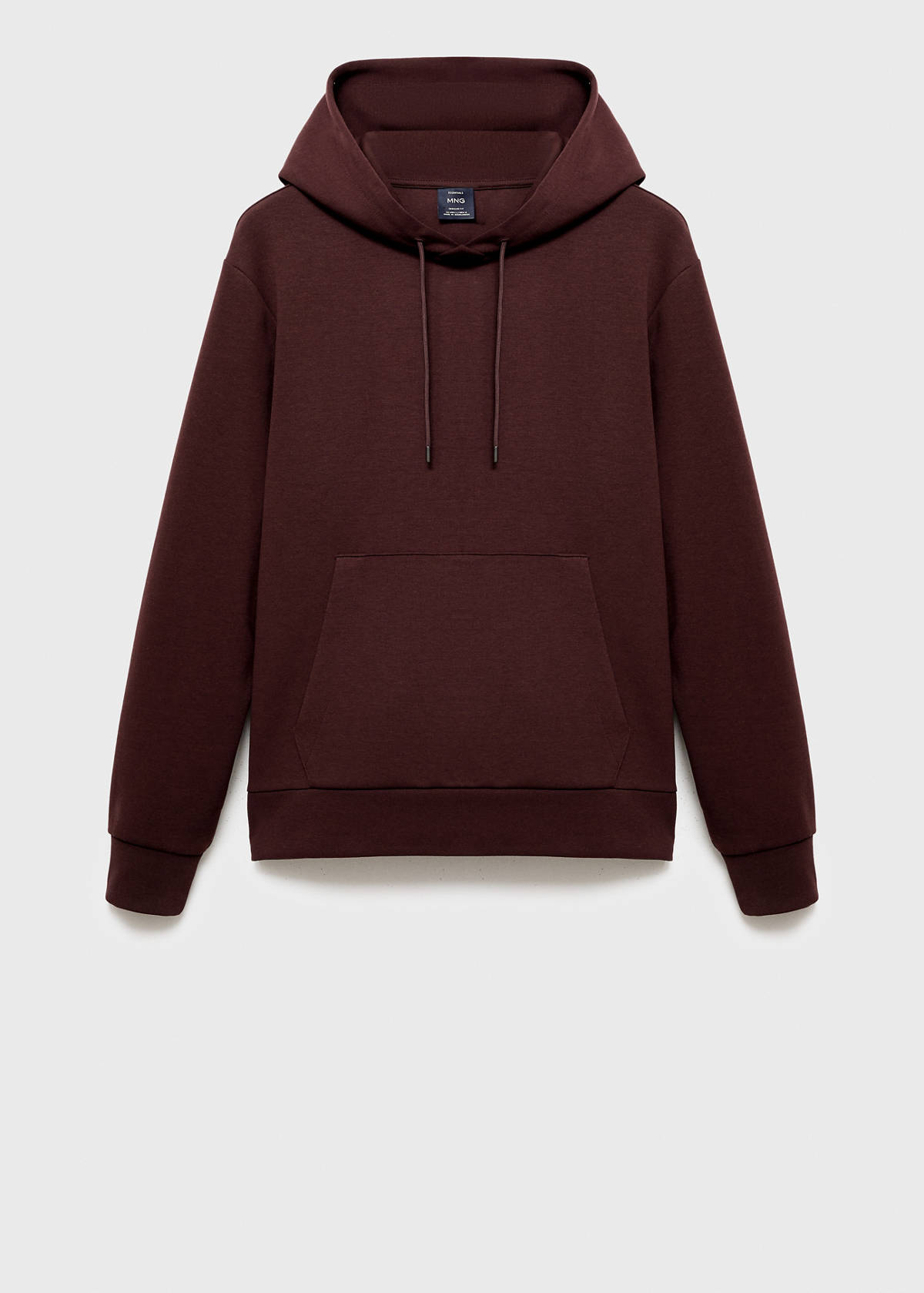 Regular-fit hoodie — Wine