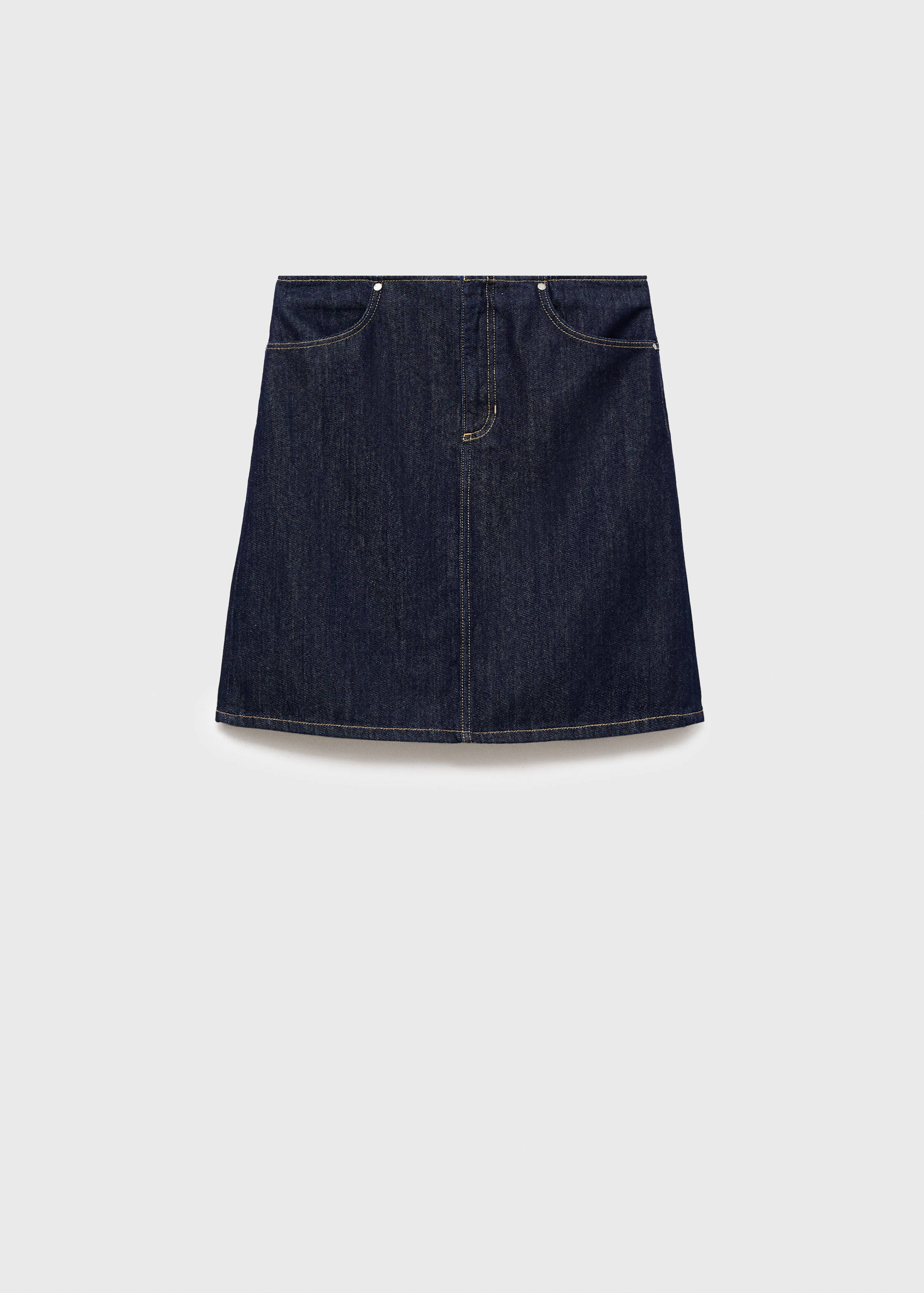 Midi denim skirt - Article without model
