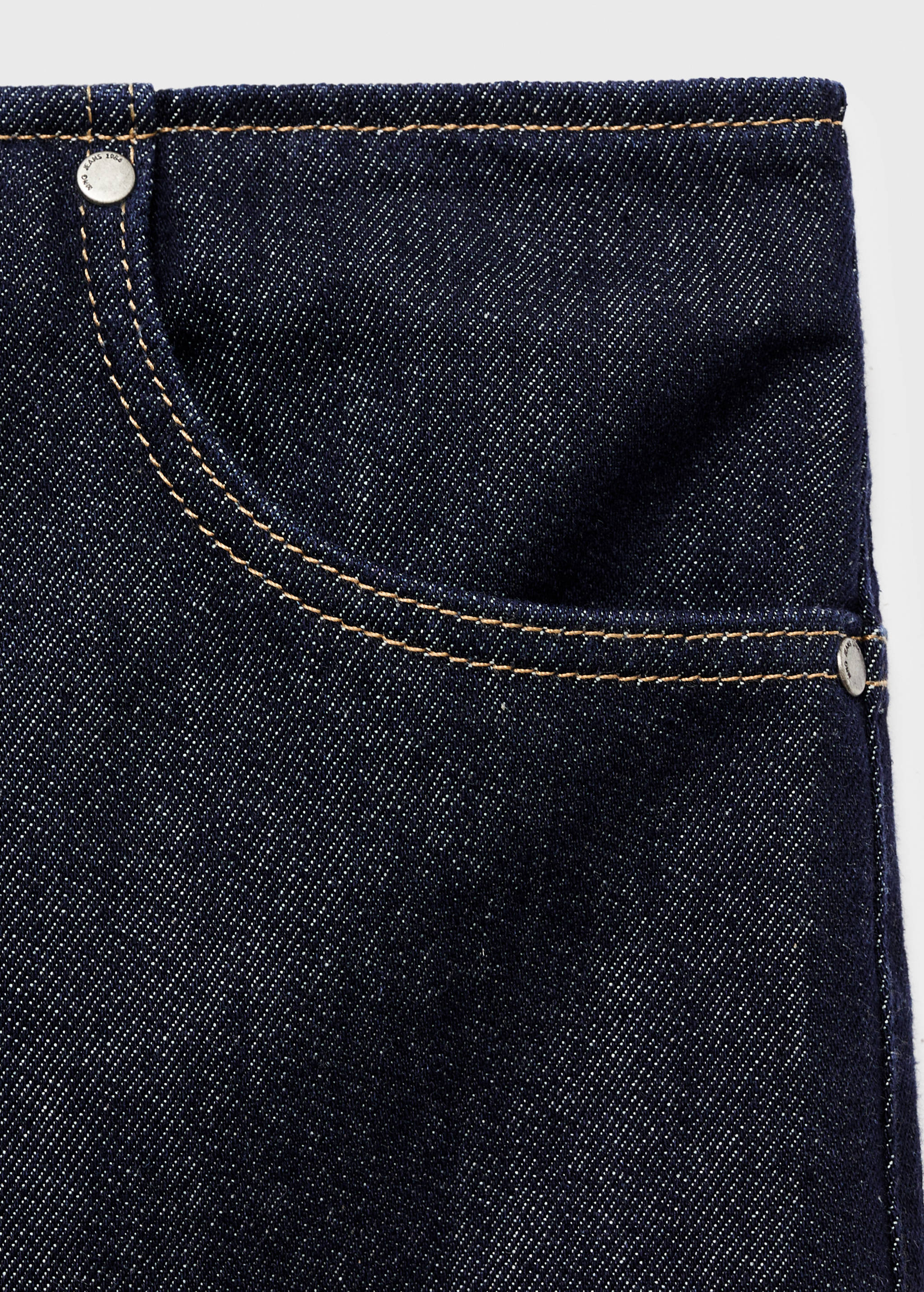 Midi denim skirt - Details of the article 8