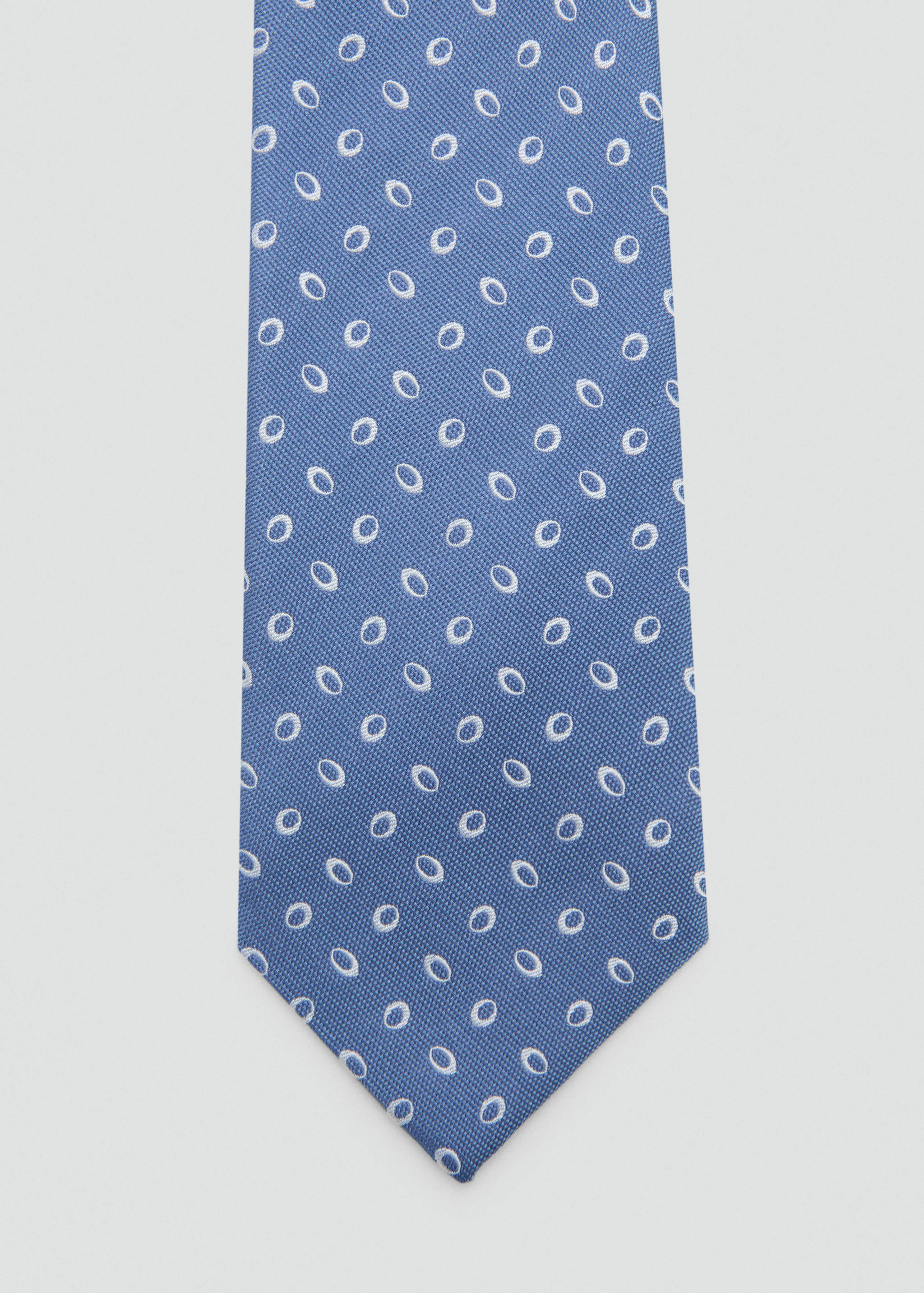 Printed silk tie - Details of the article 1