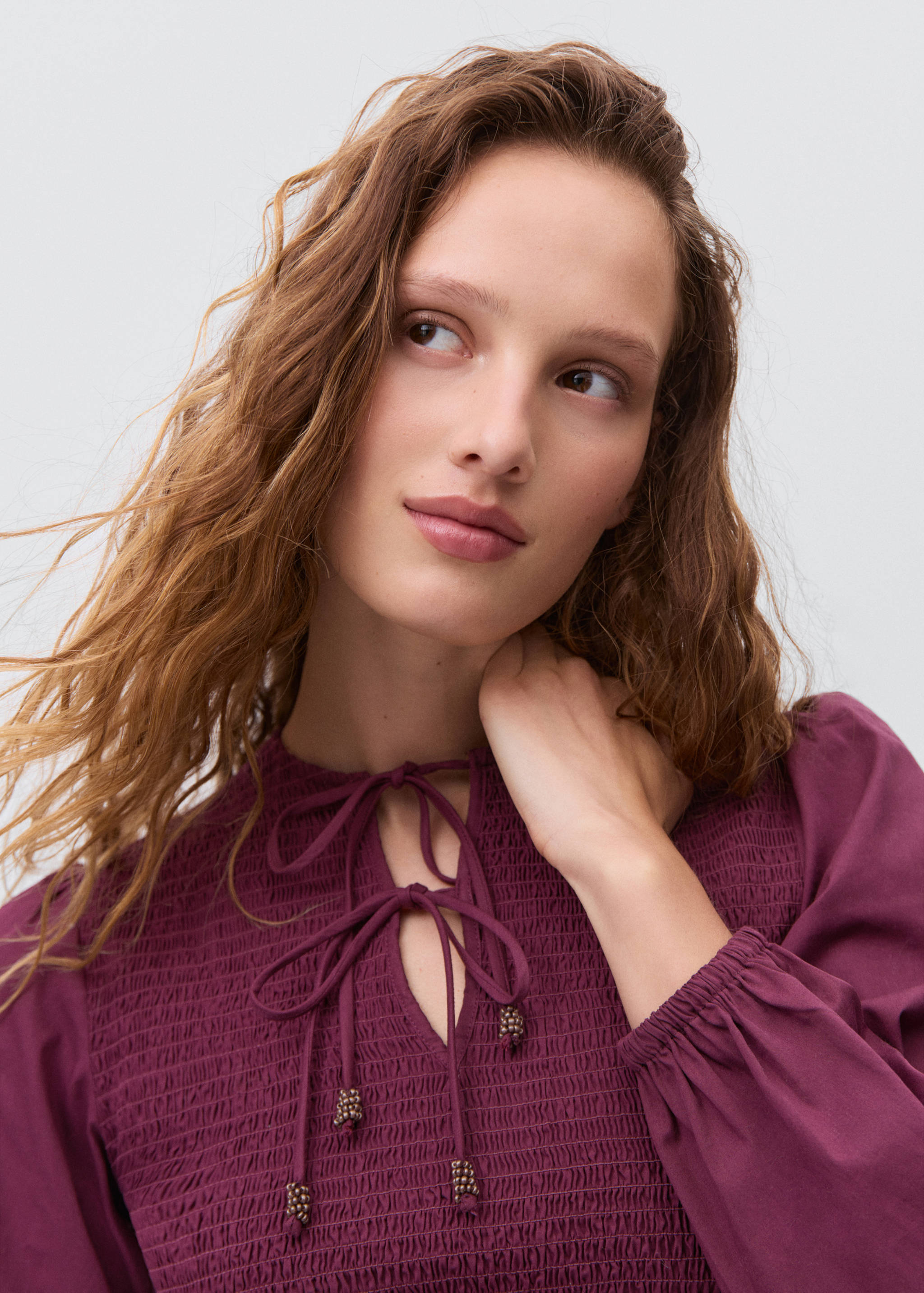 Blusa fruncida lazos - Detalle del artículo 1