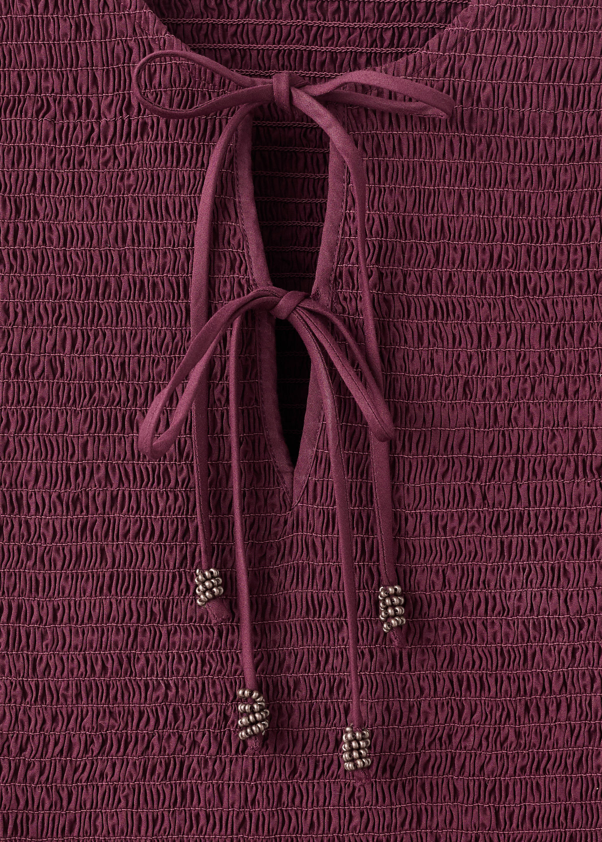 Blouse with gathered bows - Details of the article 8