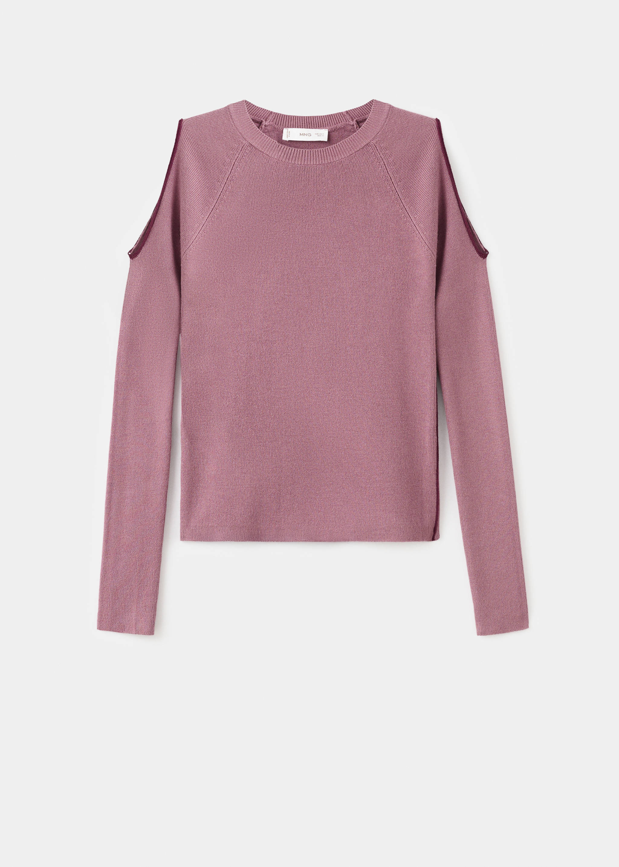 Knitted sweater with cut-out - Article without model