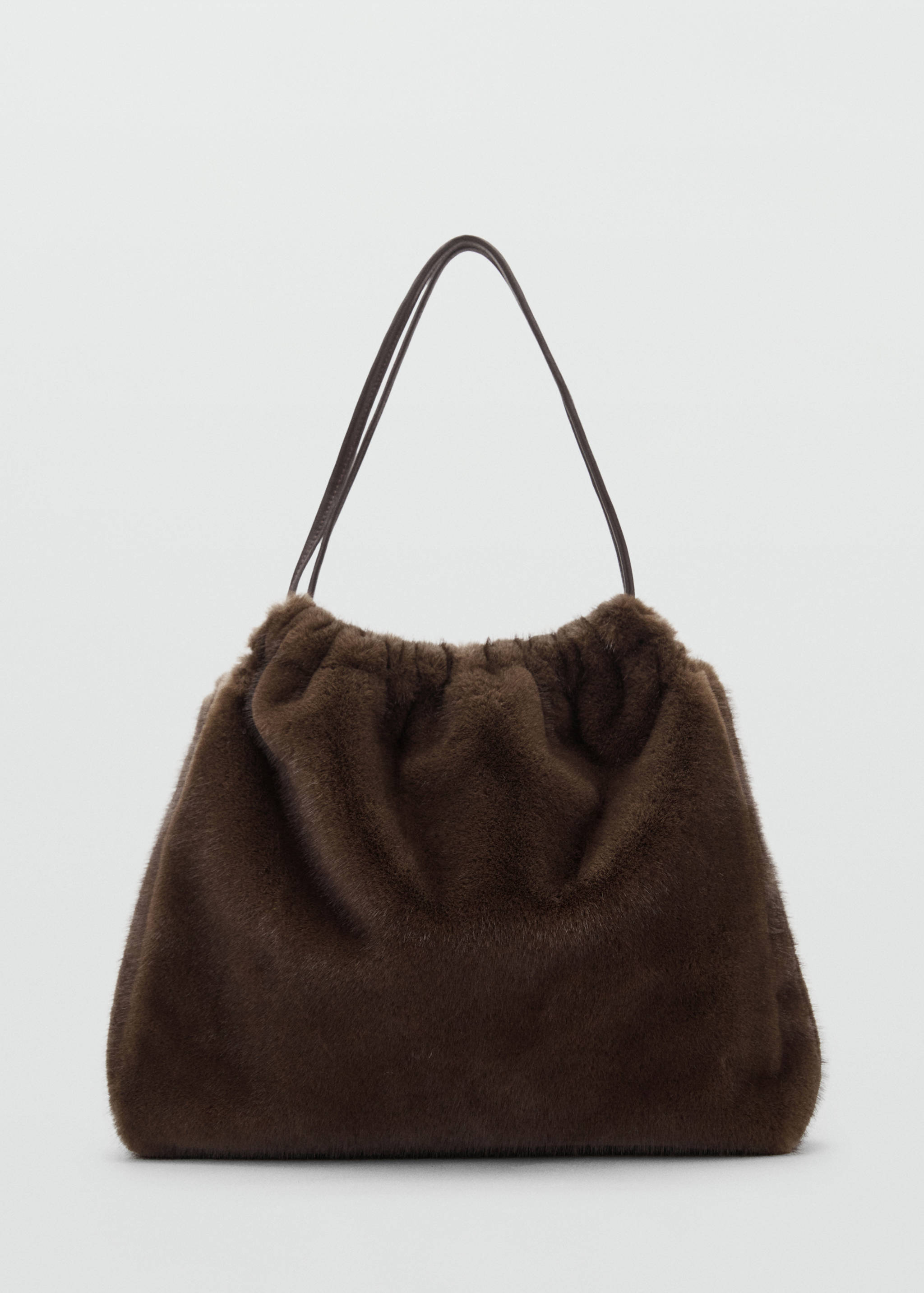 Faux-fur shoulder bag - Article without model