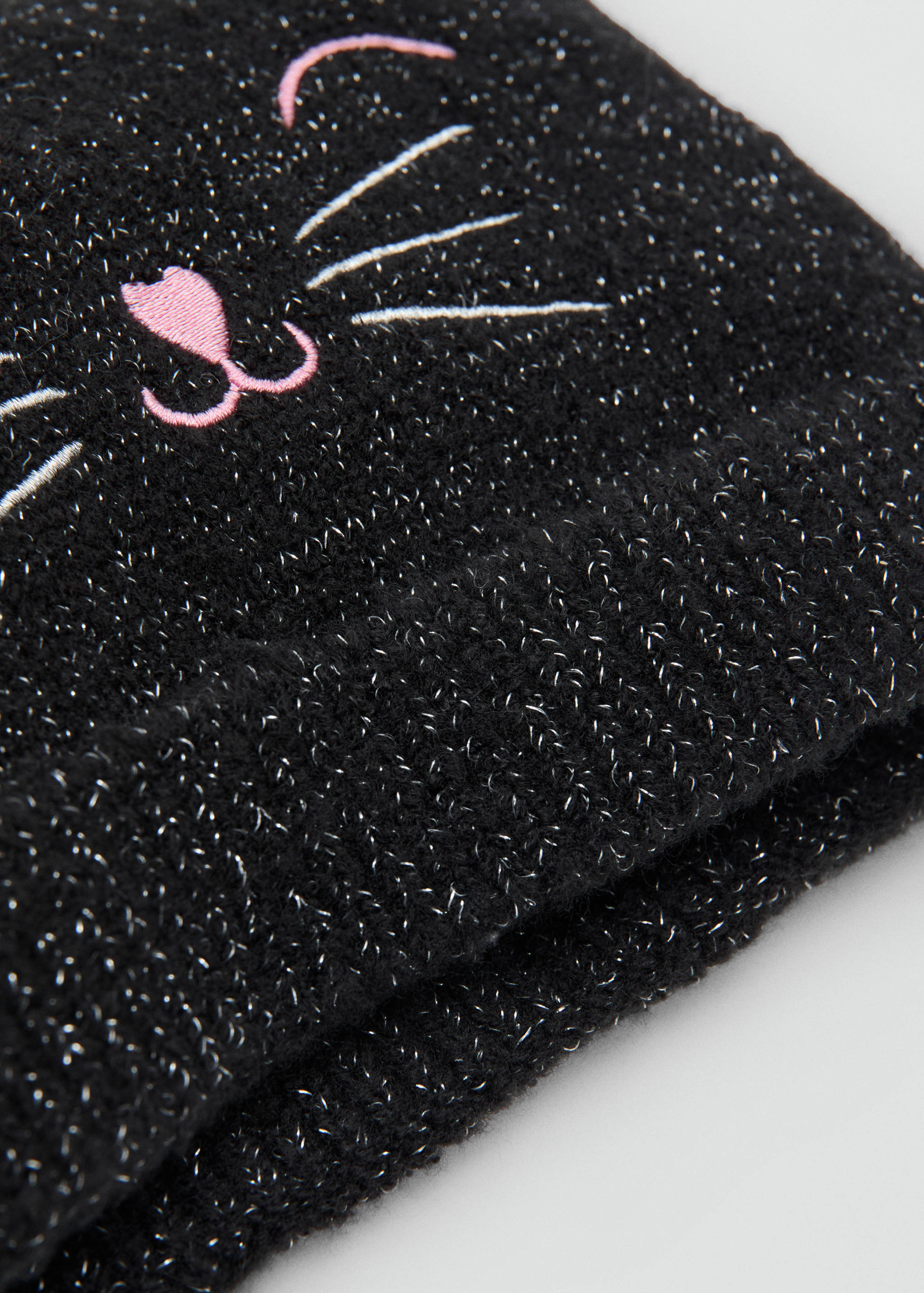 Lurex kitty hat - Medium plane