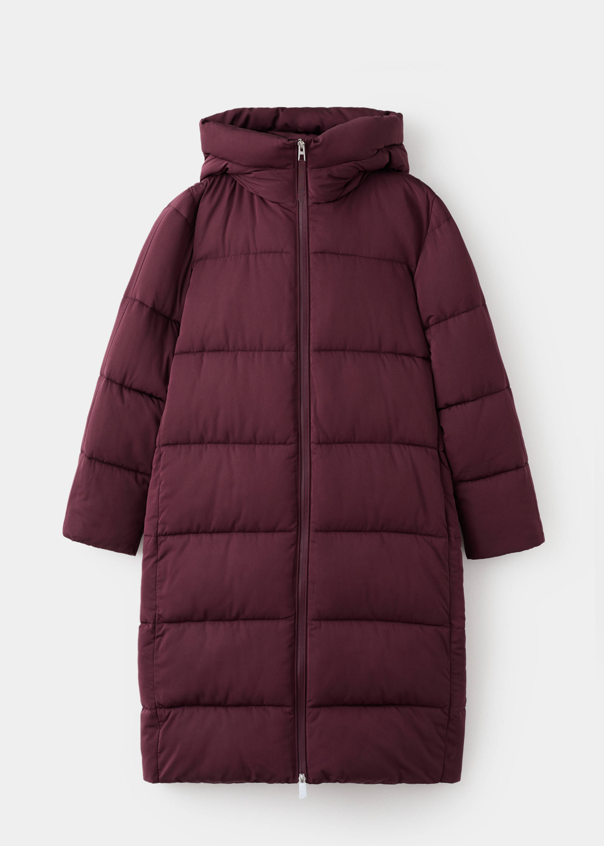 Anorak largo acolchado capucha - Artículo sin modelo