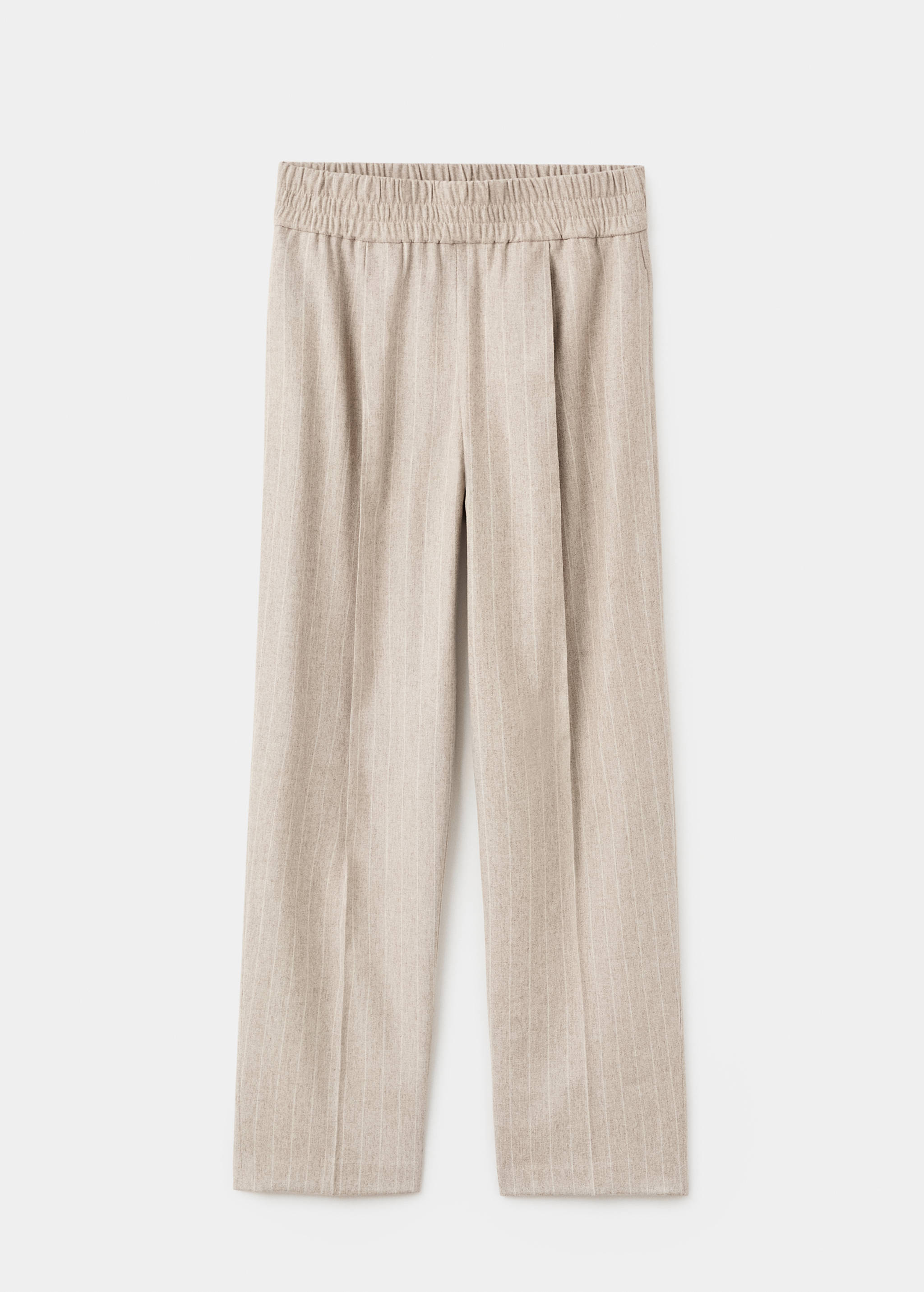 Pinstripe wool suit pants - Article without model
