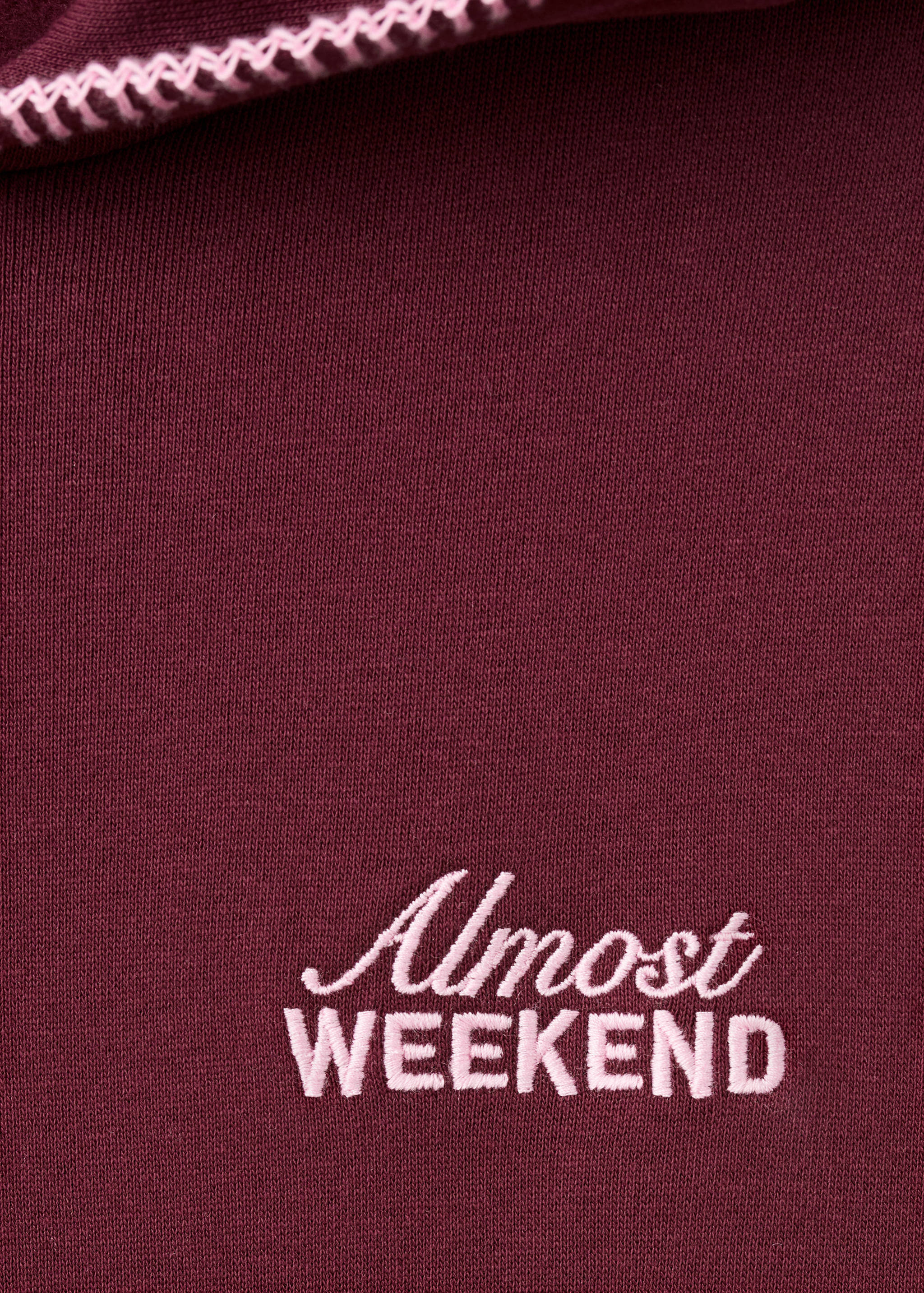 Embroidered hooded sweatshirt - Details of the article 8