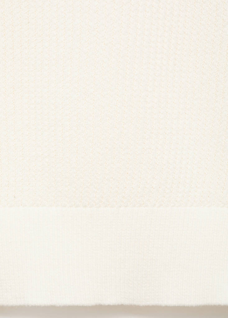 Ribbed  knit t-shirt — Off White