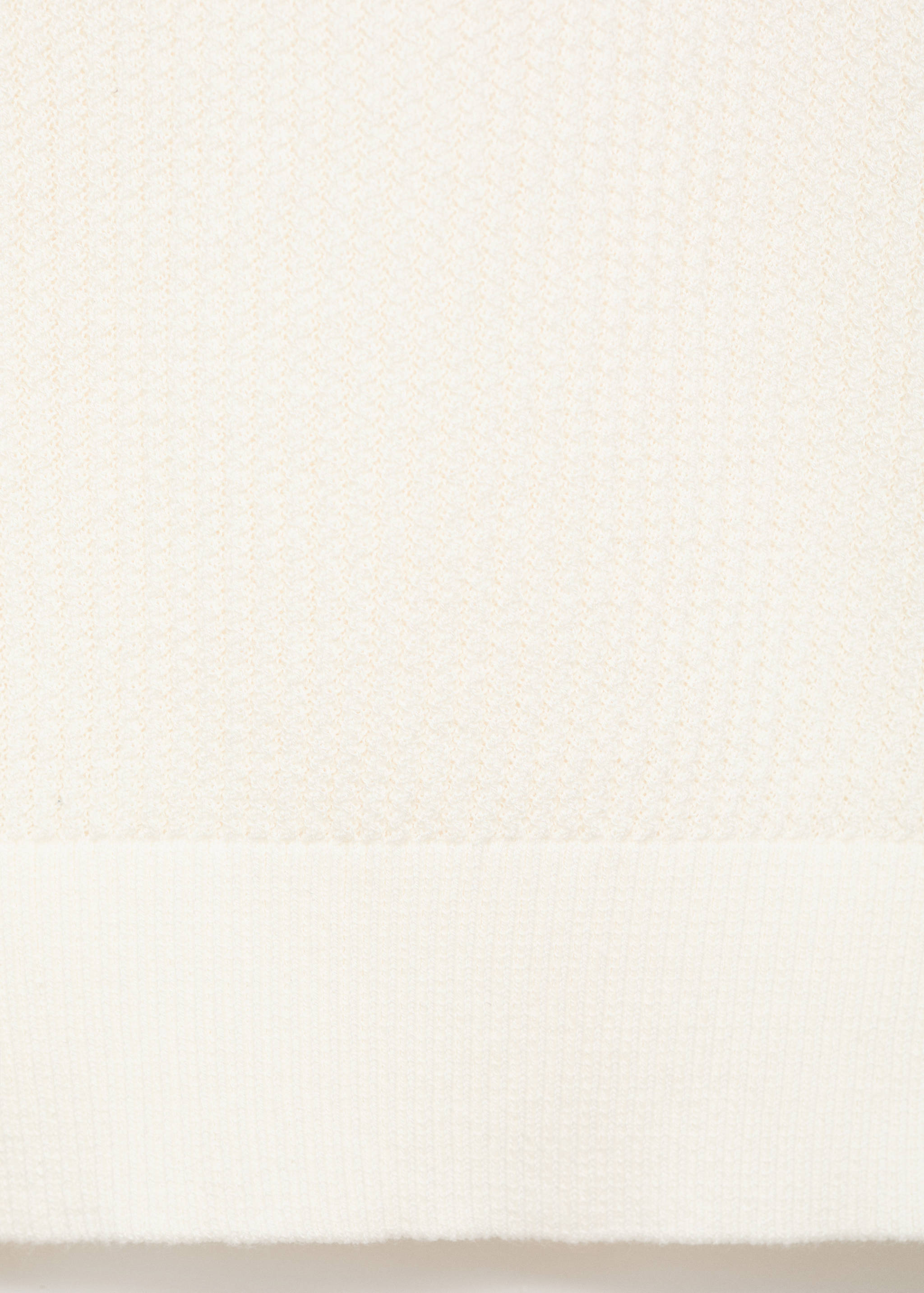 Ribbed  knit t-shirt - Details of the article 0