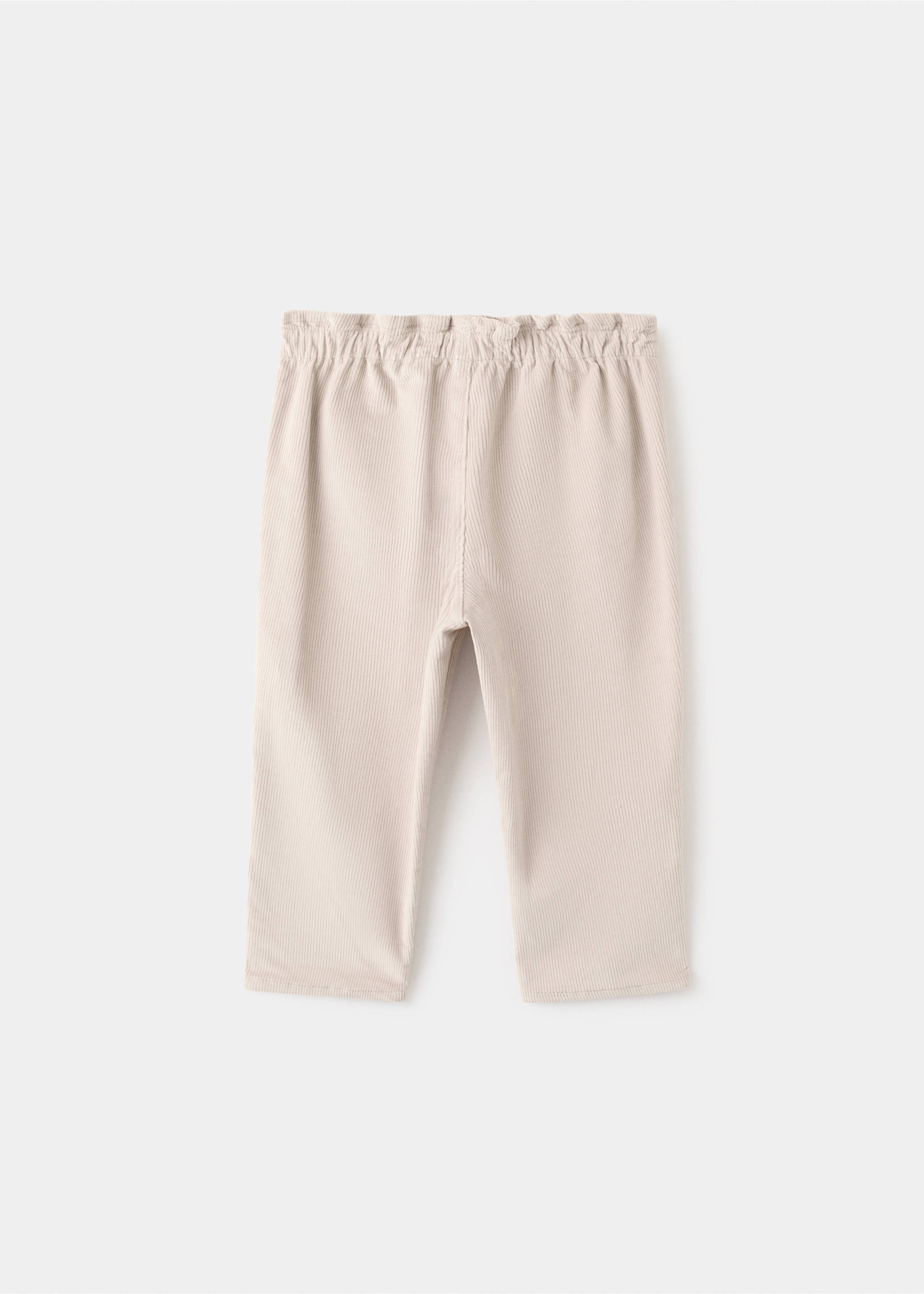 Pantalón pana - Reverso del artículo, Beige. Ref: 17057764-00.