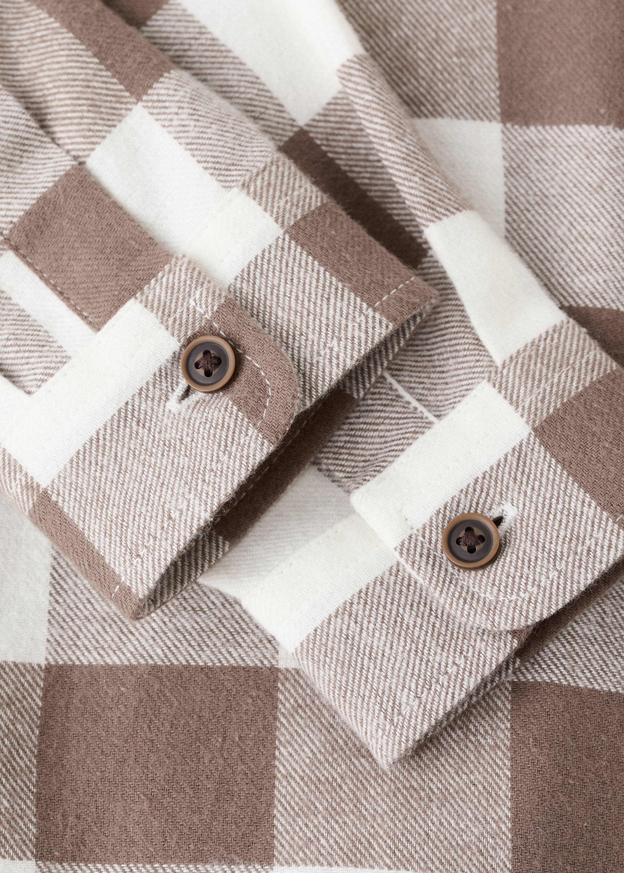 Cotton check shirt - Details of the article 8