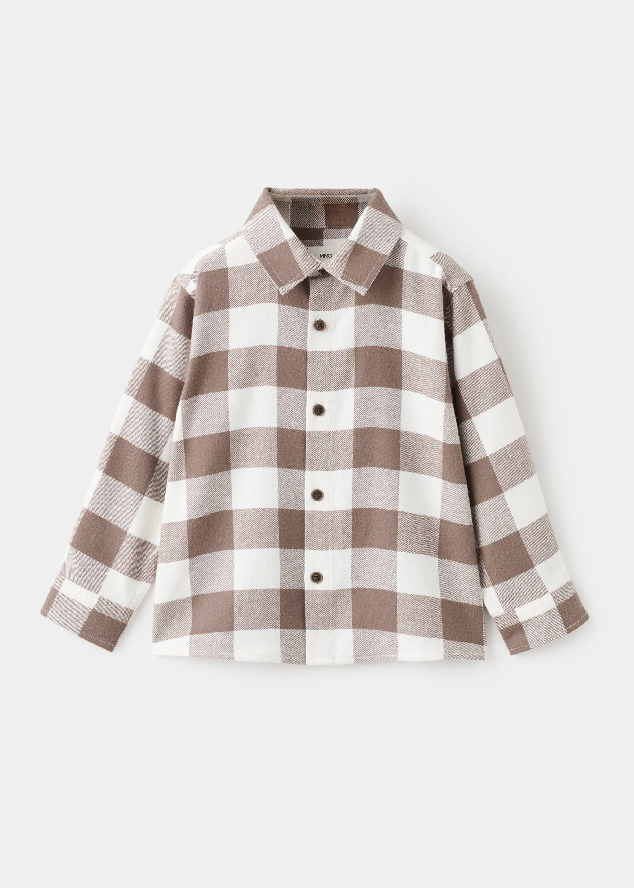 Cotton checked shirt - Article without model