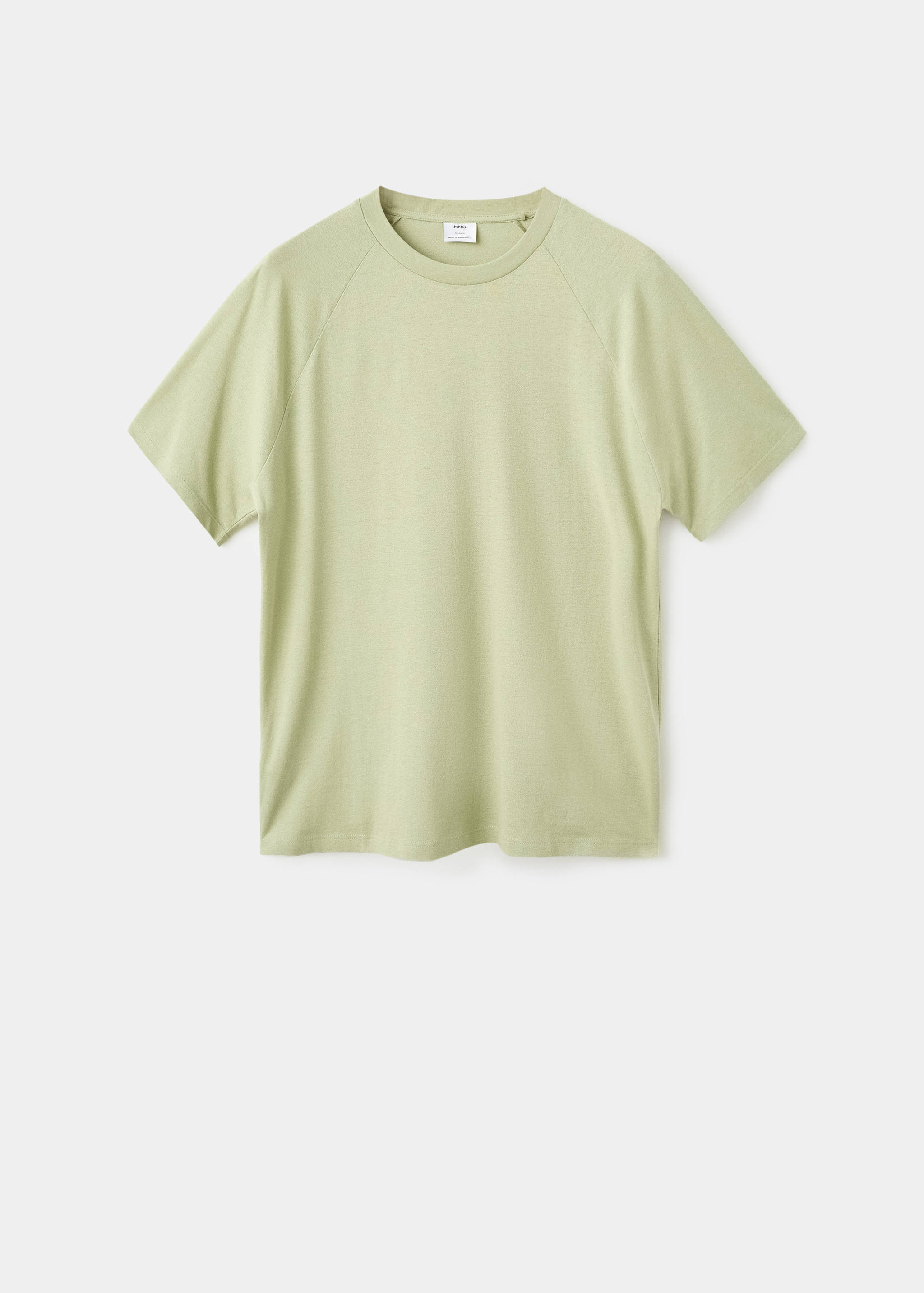 Camiseta algodón lino relaxed fit - Artículo sin modelo
