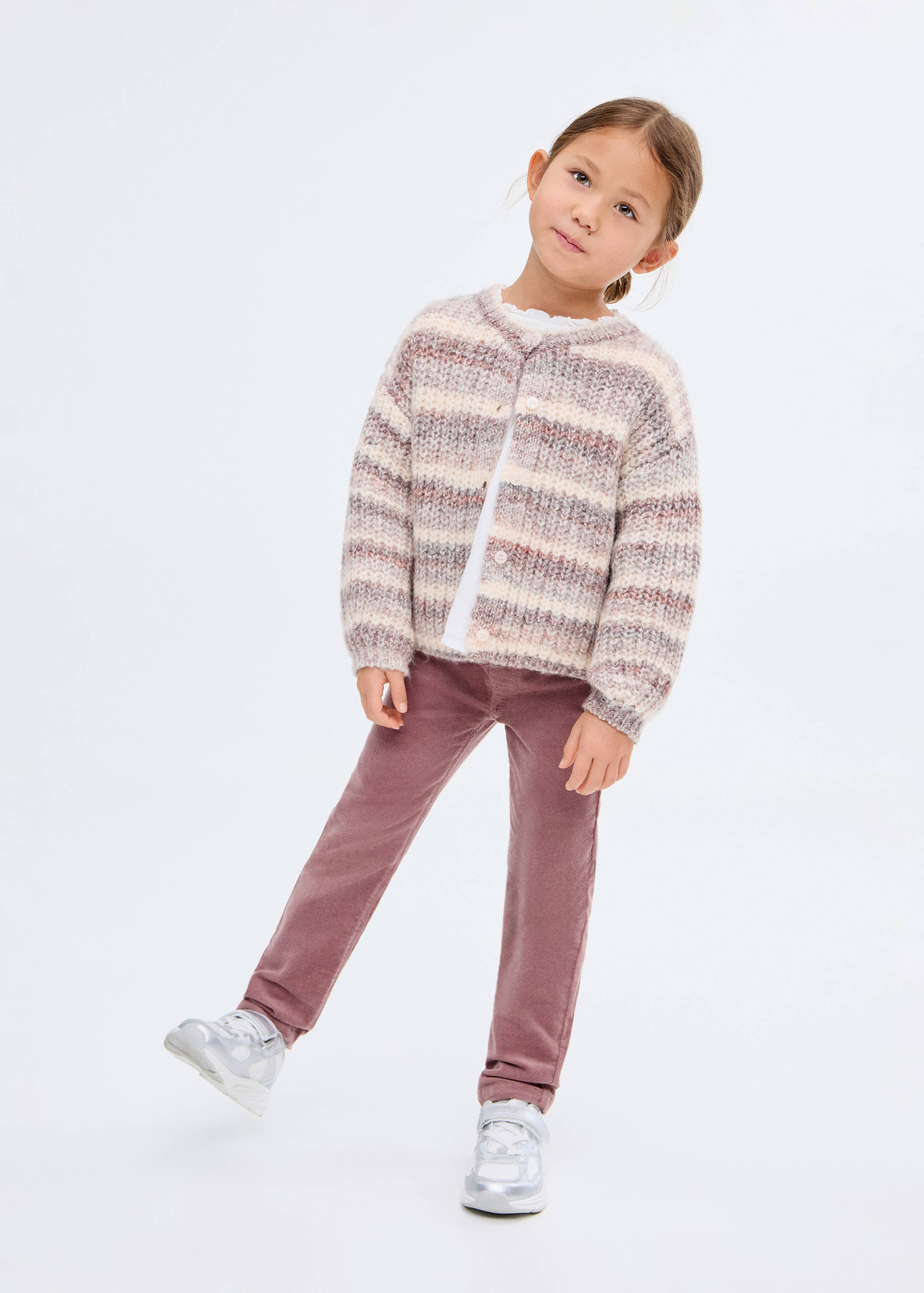 Pantalón recto pana - Plano general