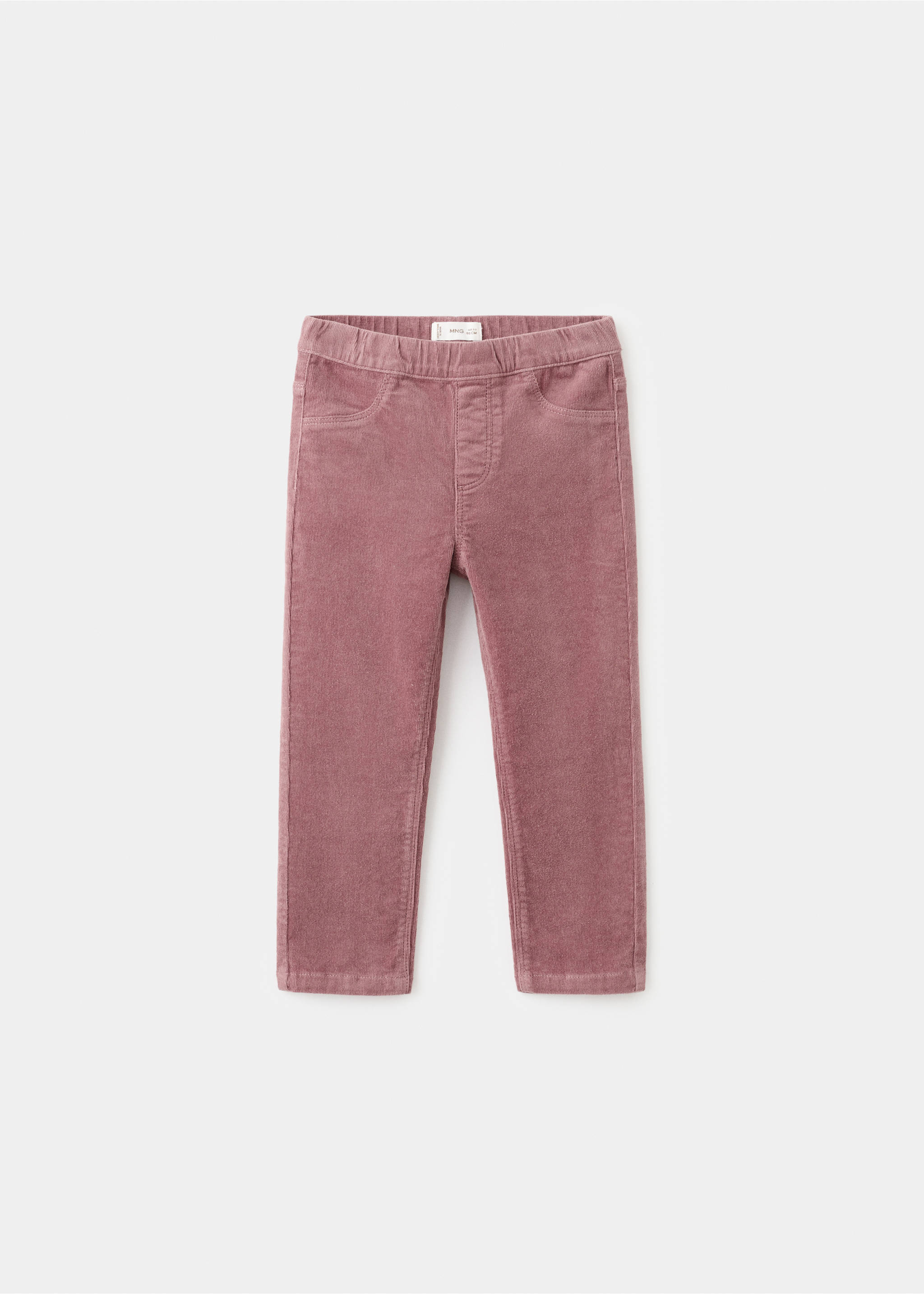Pantalón recto pana - Artículo sin modelo, Rosa palo. Ref: 17057772-00.