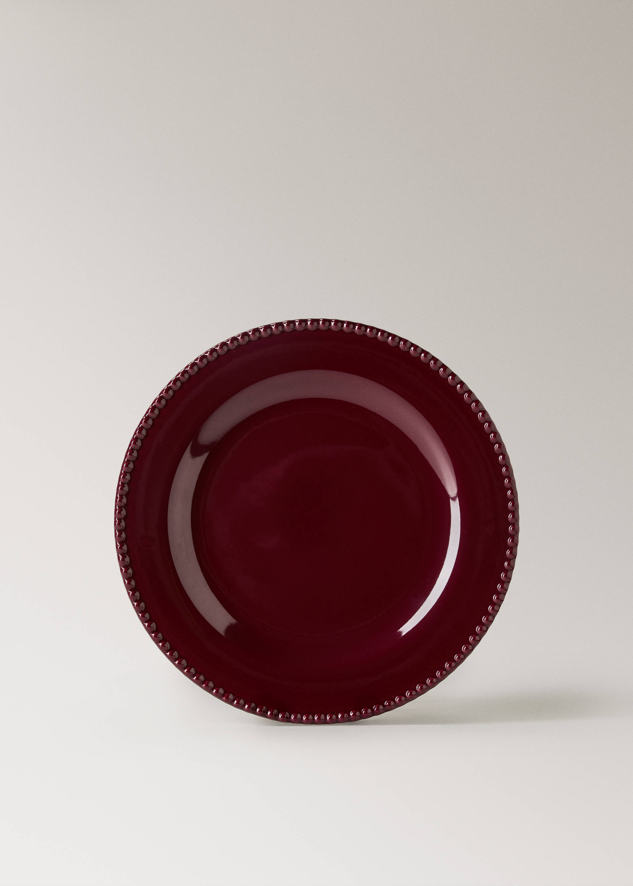 Prato raso grés relevo - Artigo sem modelo