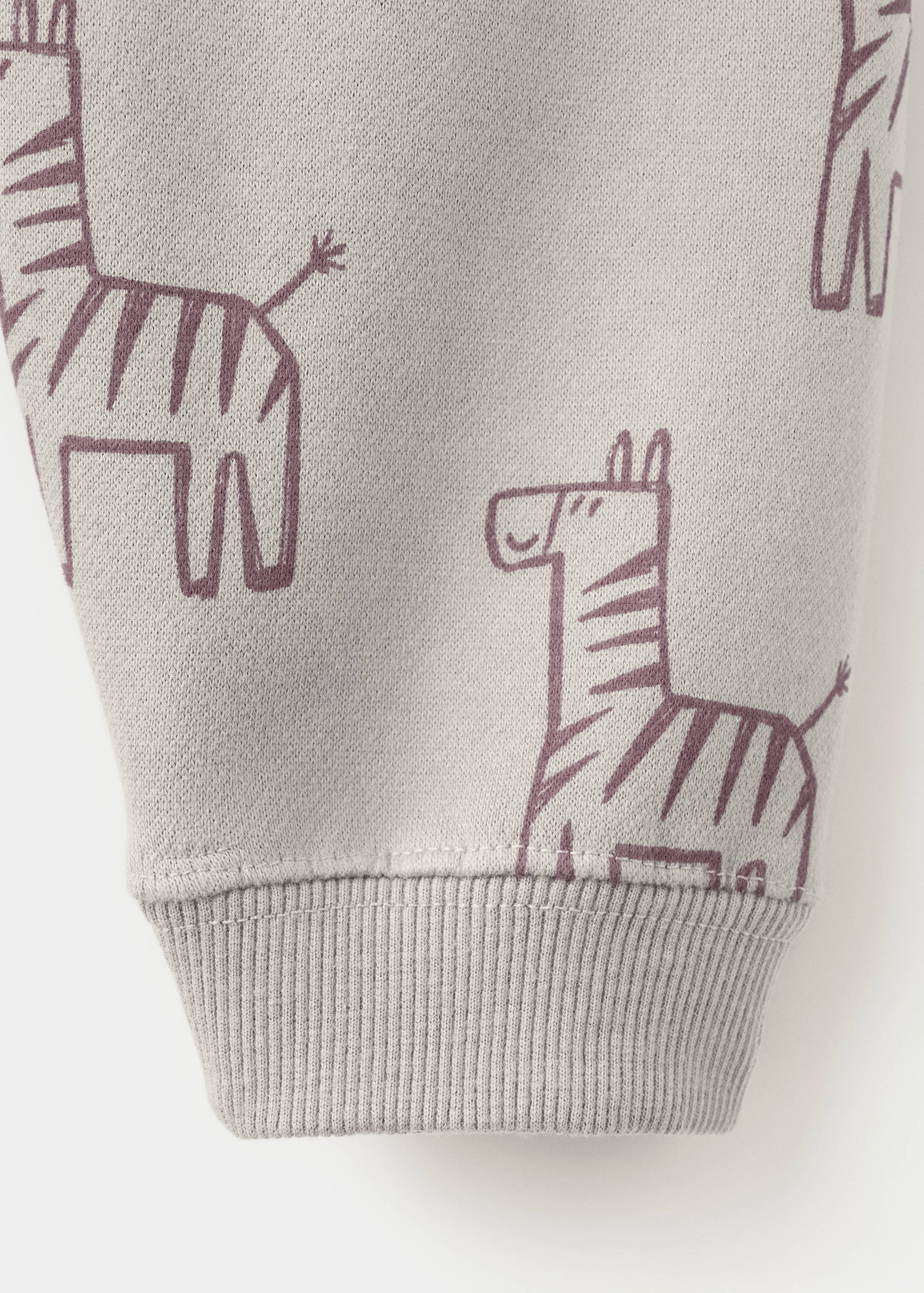 Памучен панталон джогър с принт - Данни за артикула 8