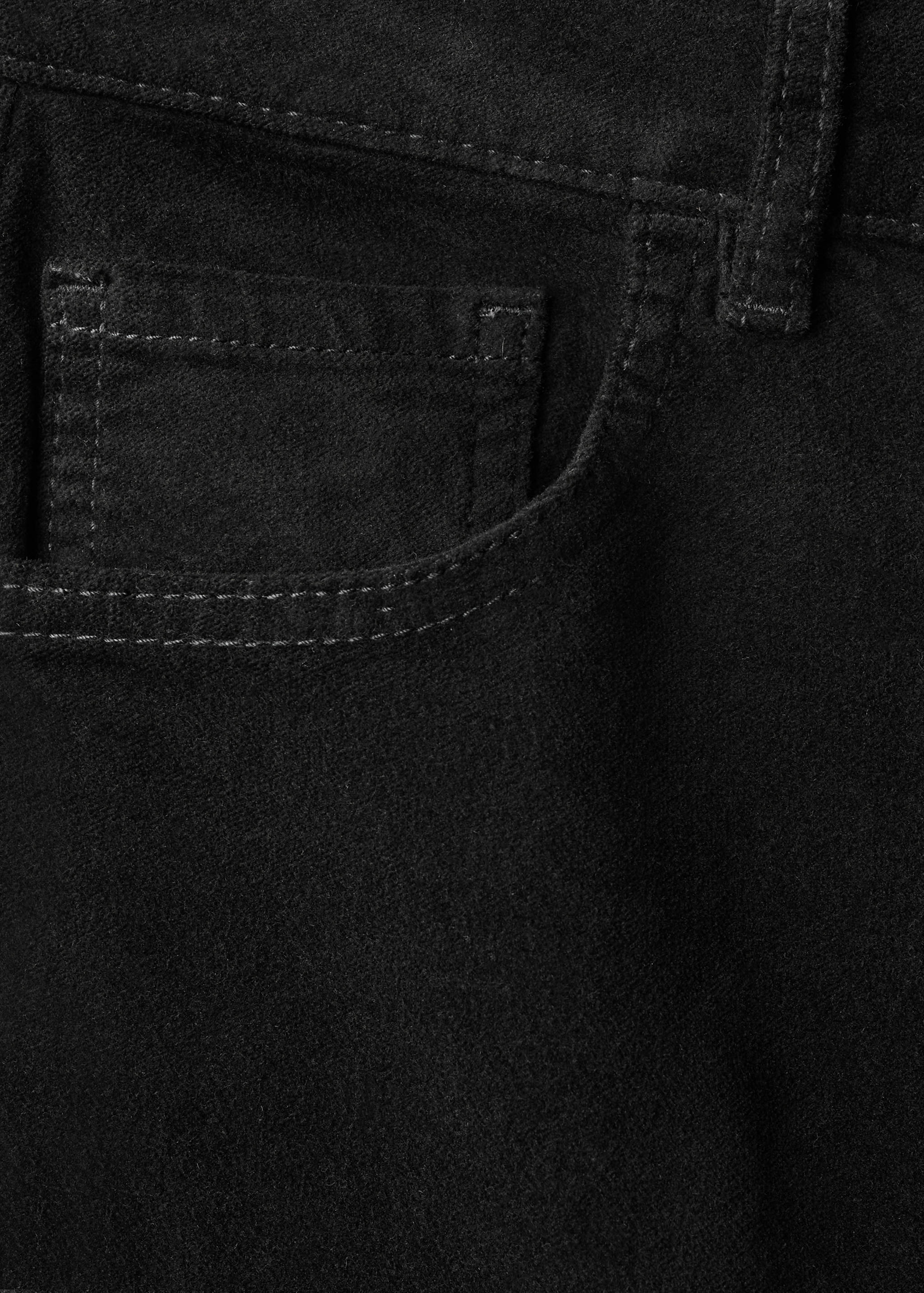 Velvet flared jeans - Details of the article 0