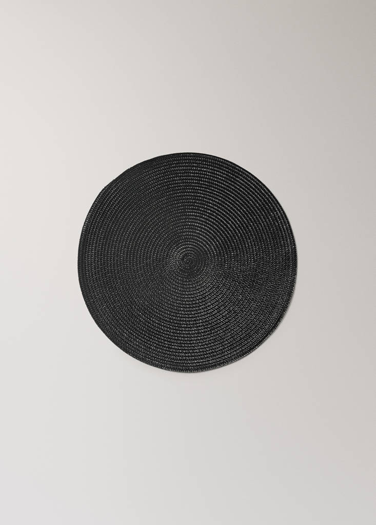 Polypropylene placemats — Black