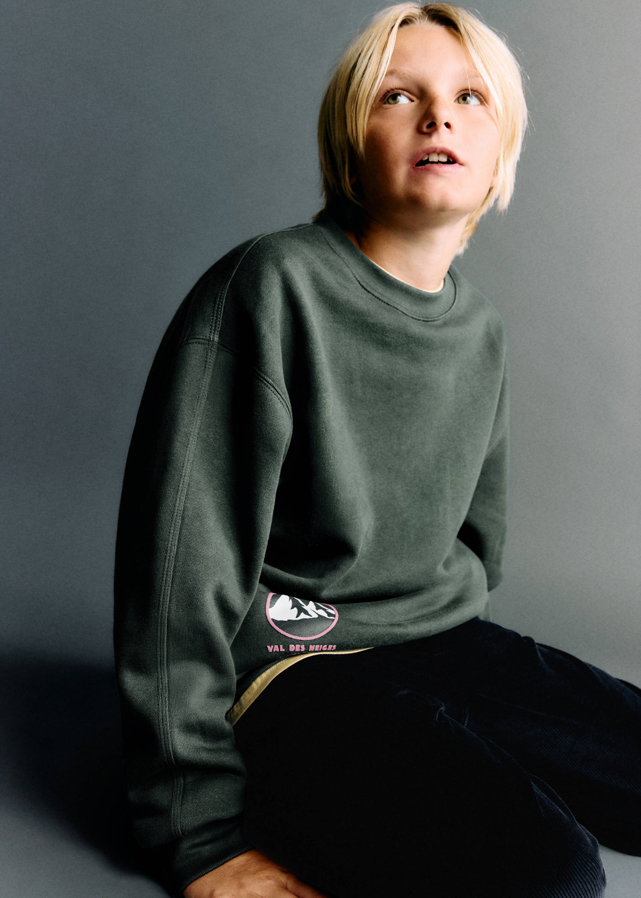 Kaus katun bergambar - Tampilan Umum