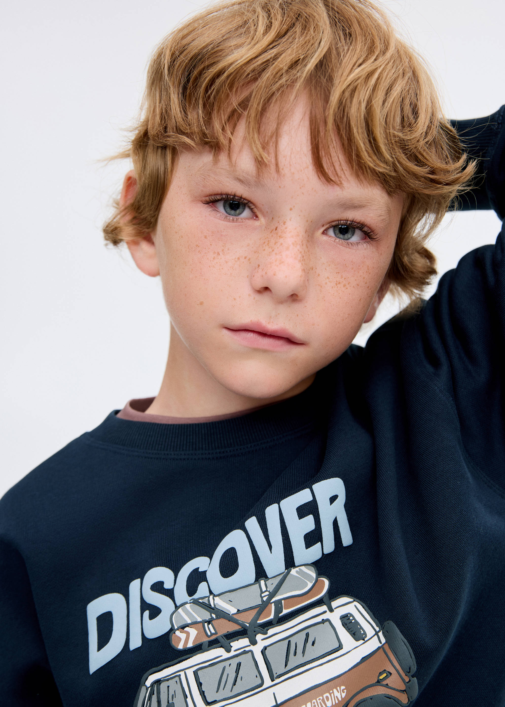 Sudadera algodón estampada - Detalle del artículo 1