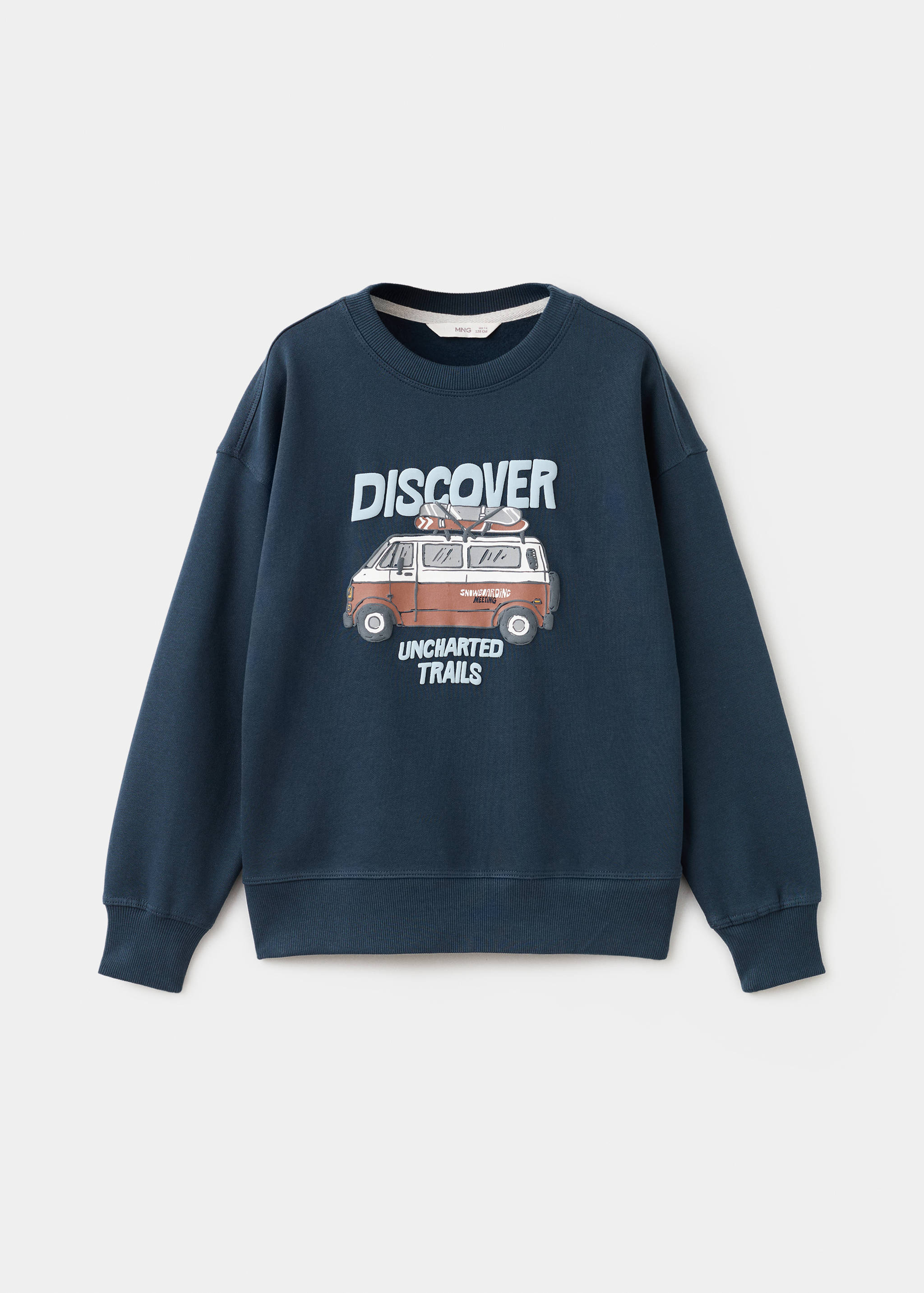 Printed cotton sweatshirt - Article without model