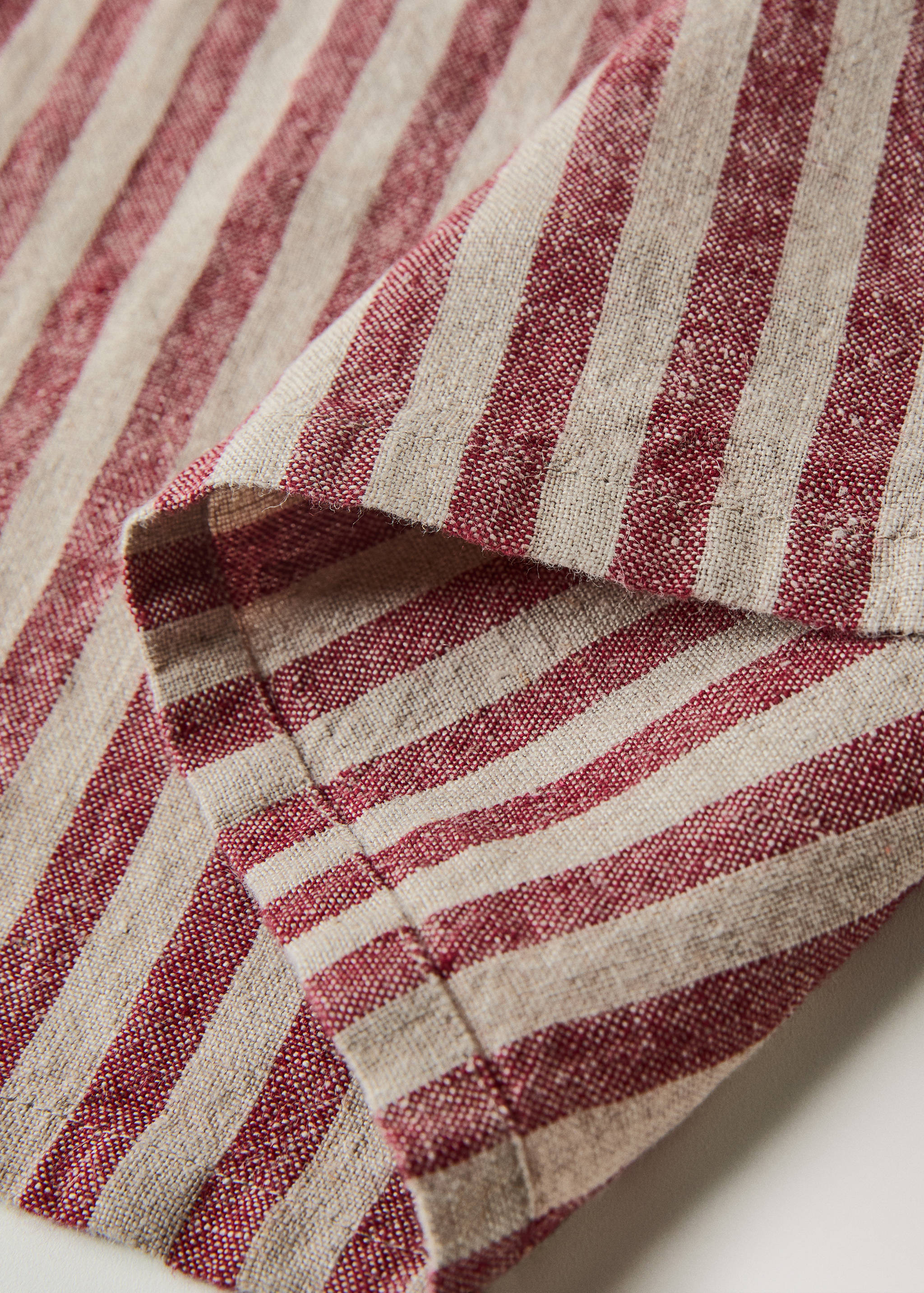 100% linen striped placemats - Details of the article 1