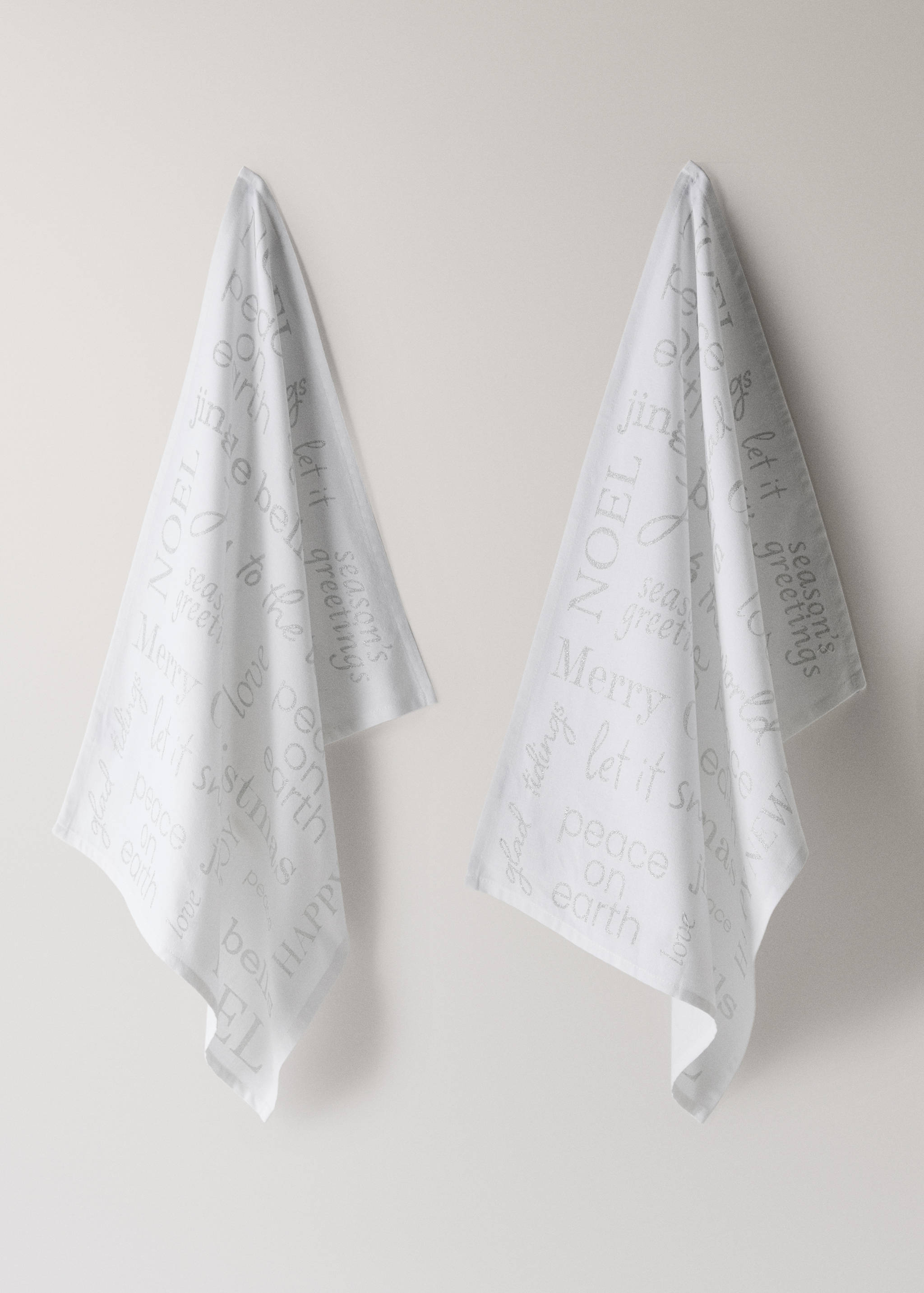 Kitchen towels with Christmas motif - Article without model