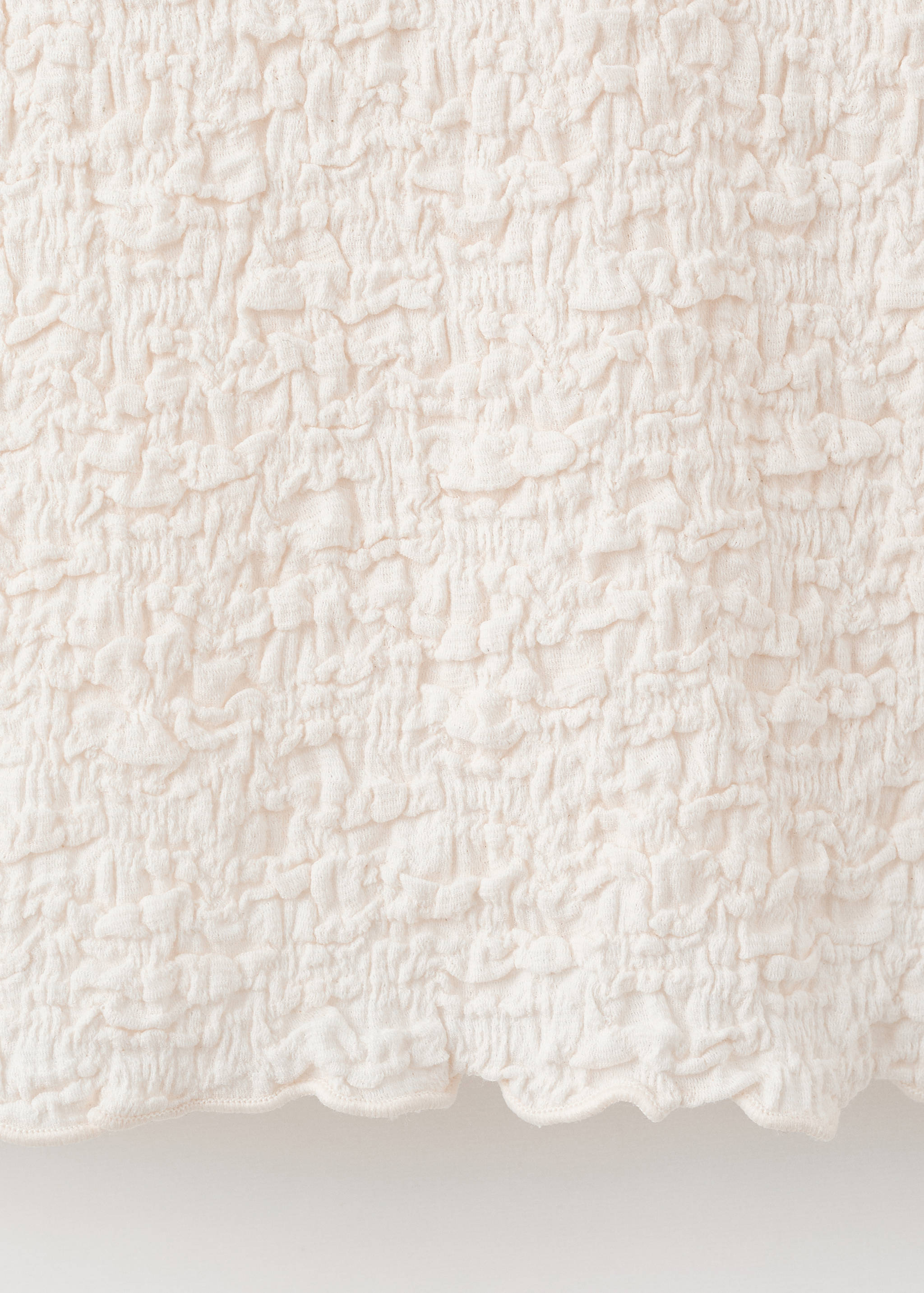 Textured crepe top - Details of the article 0