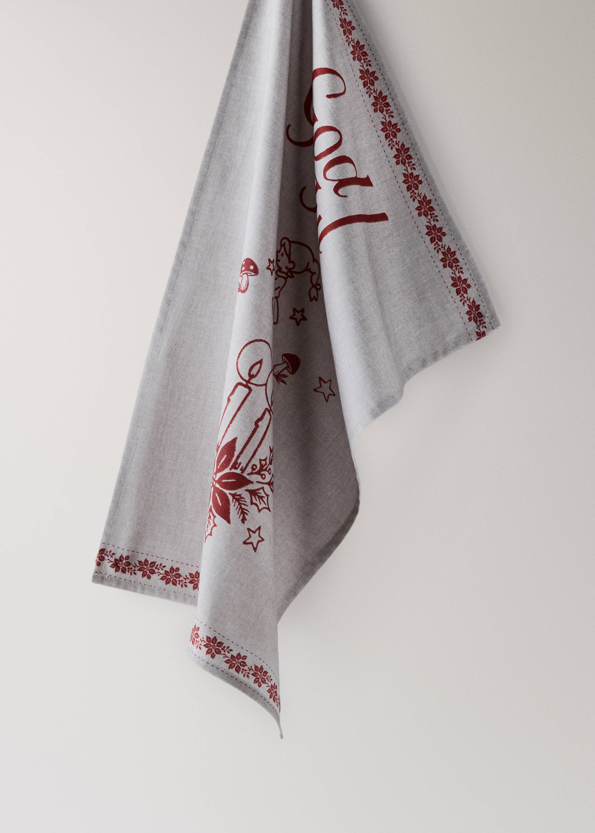 Kitchen cloth with Christmas print - Article without model
