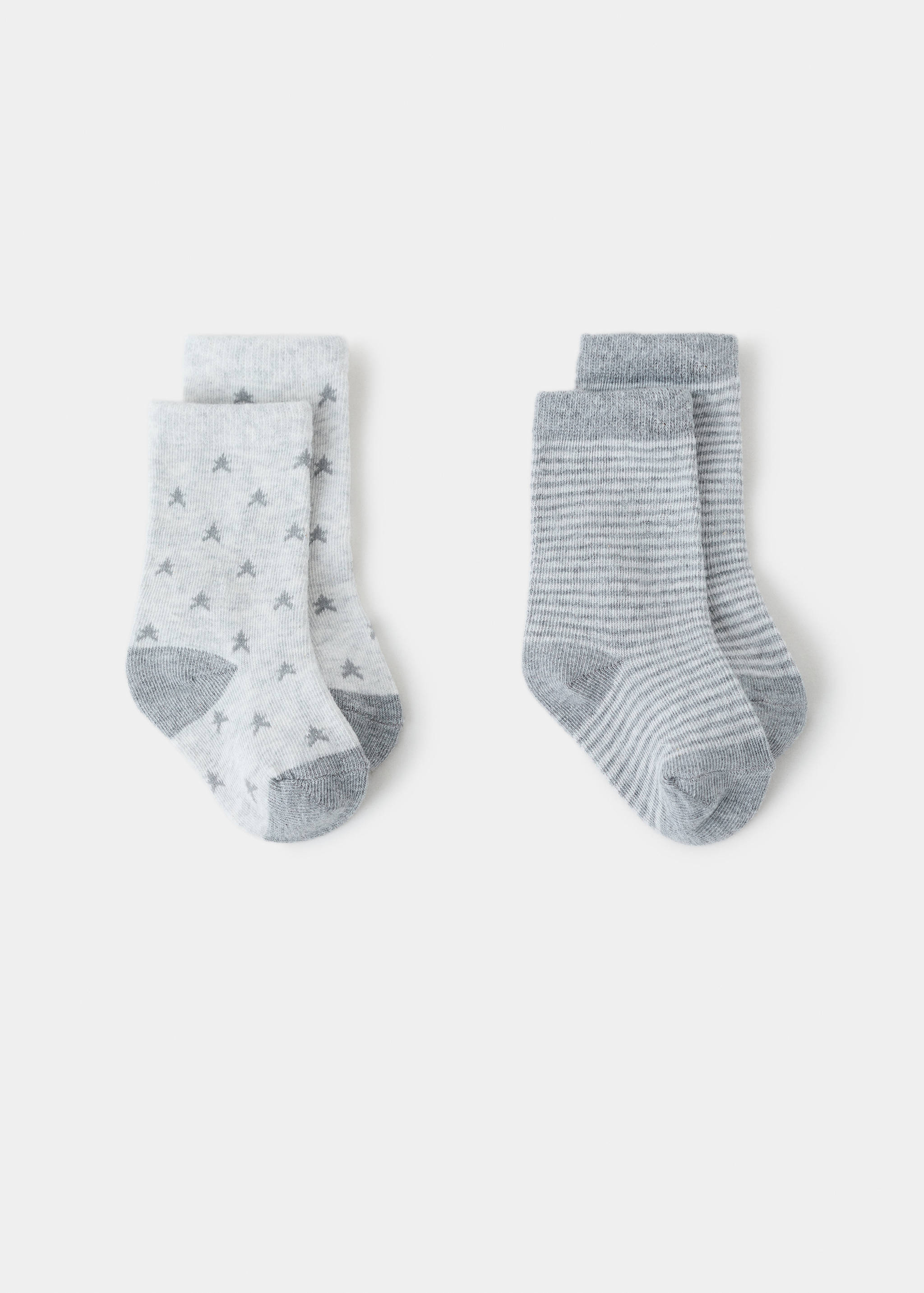 2 pack patterned socks - Article without model