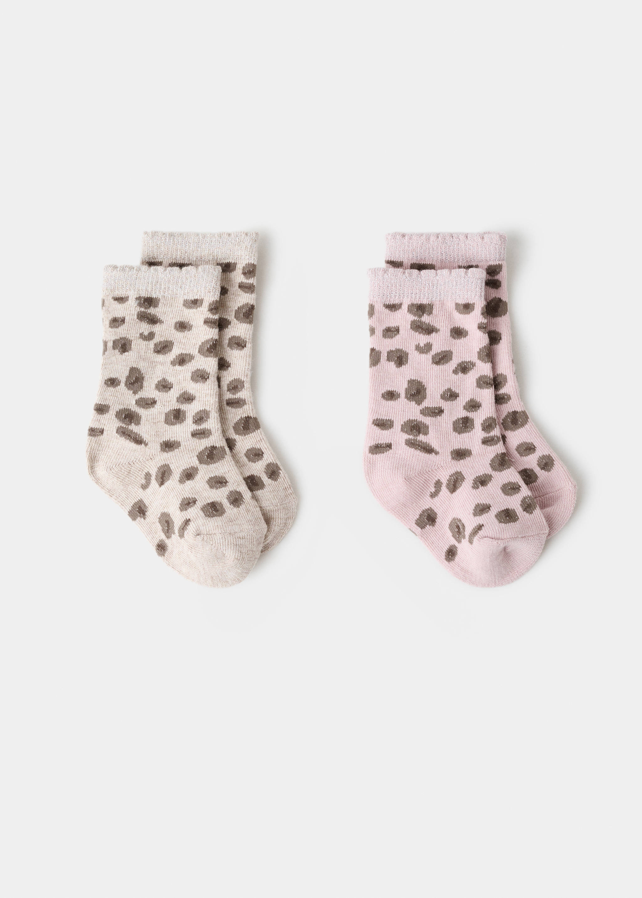 2 pack patterned socks - Article without model