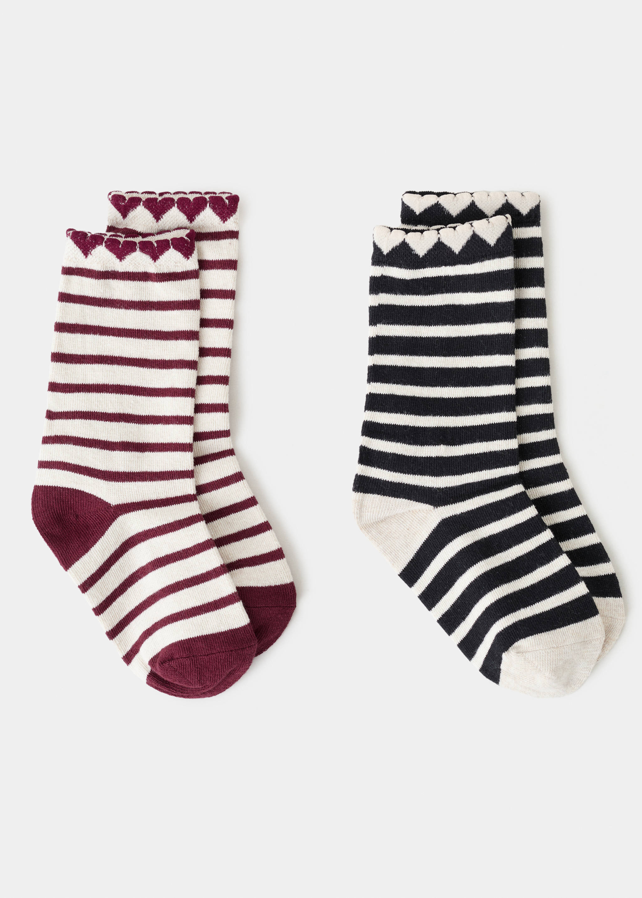 2 pack patterned socks - Article without model