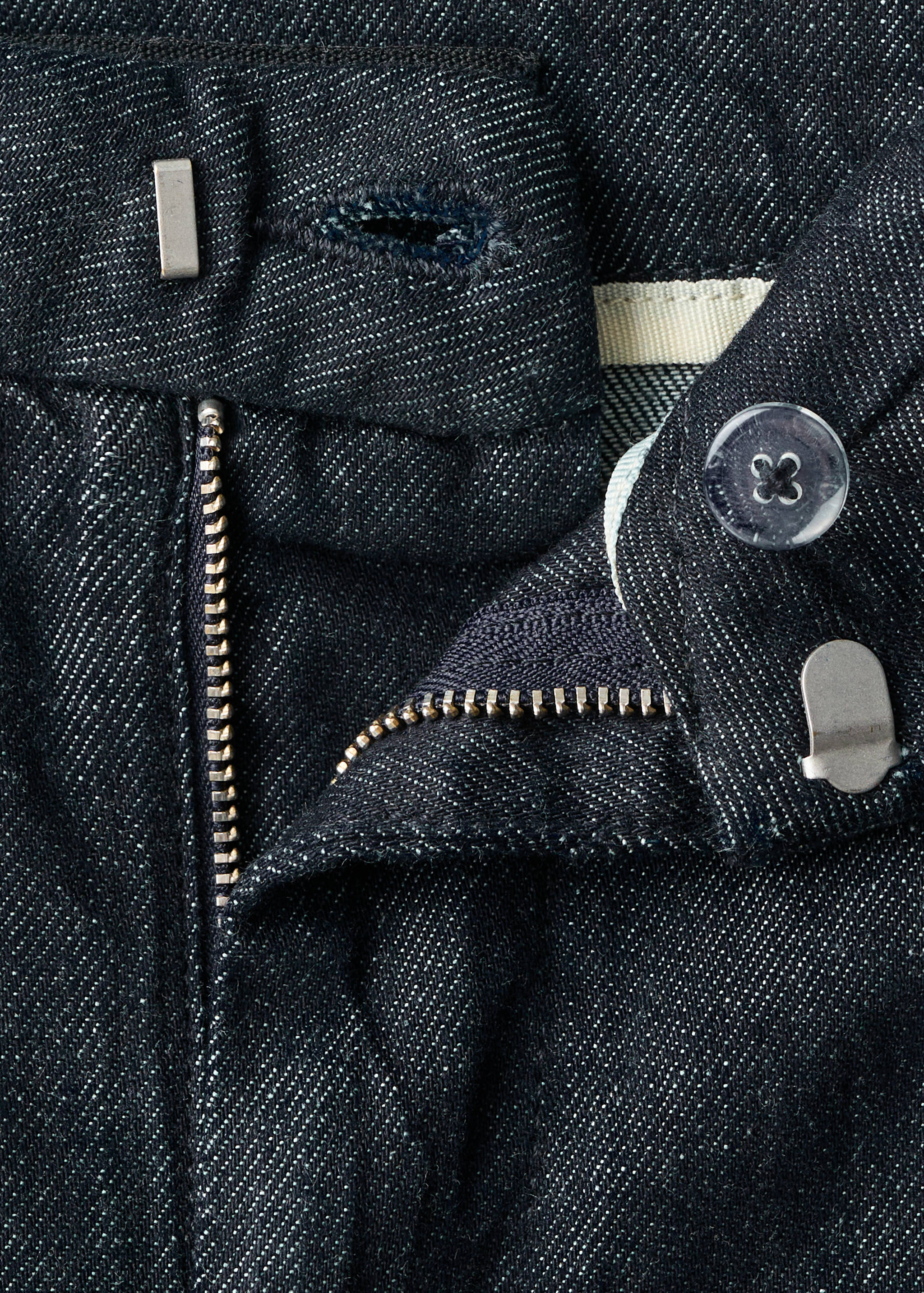 Wide leg striped jeans - Details of the article 8