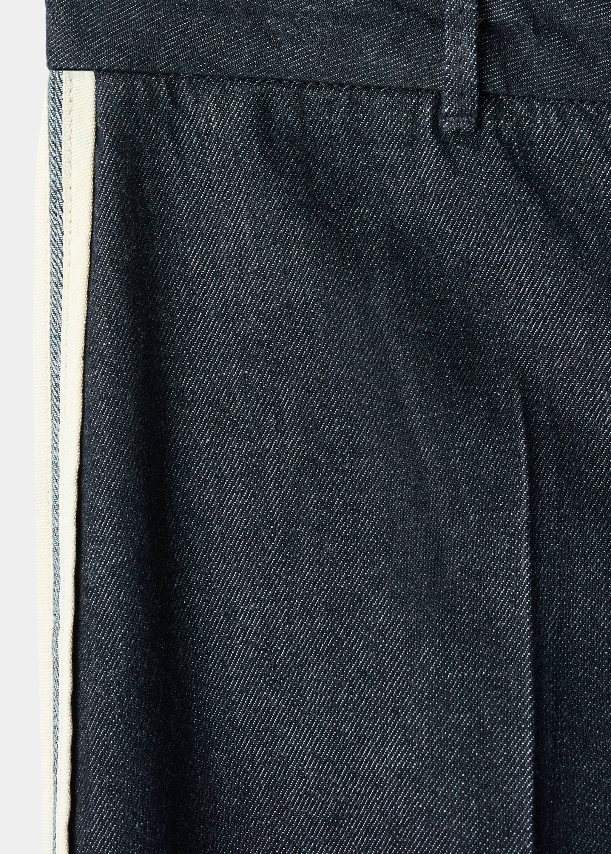 Wide leg striped jeans - Details of the article 0