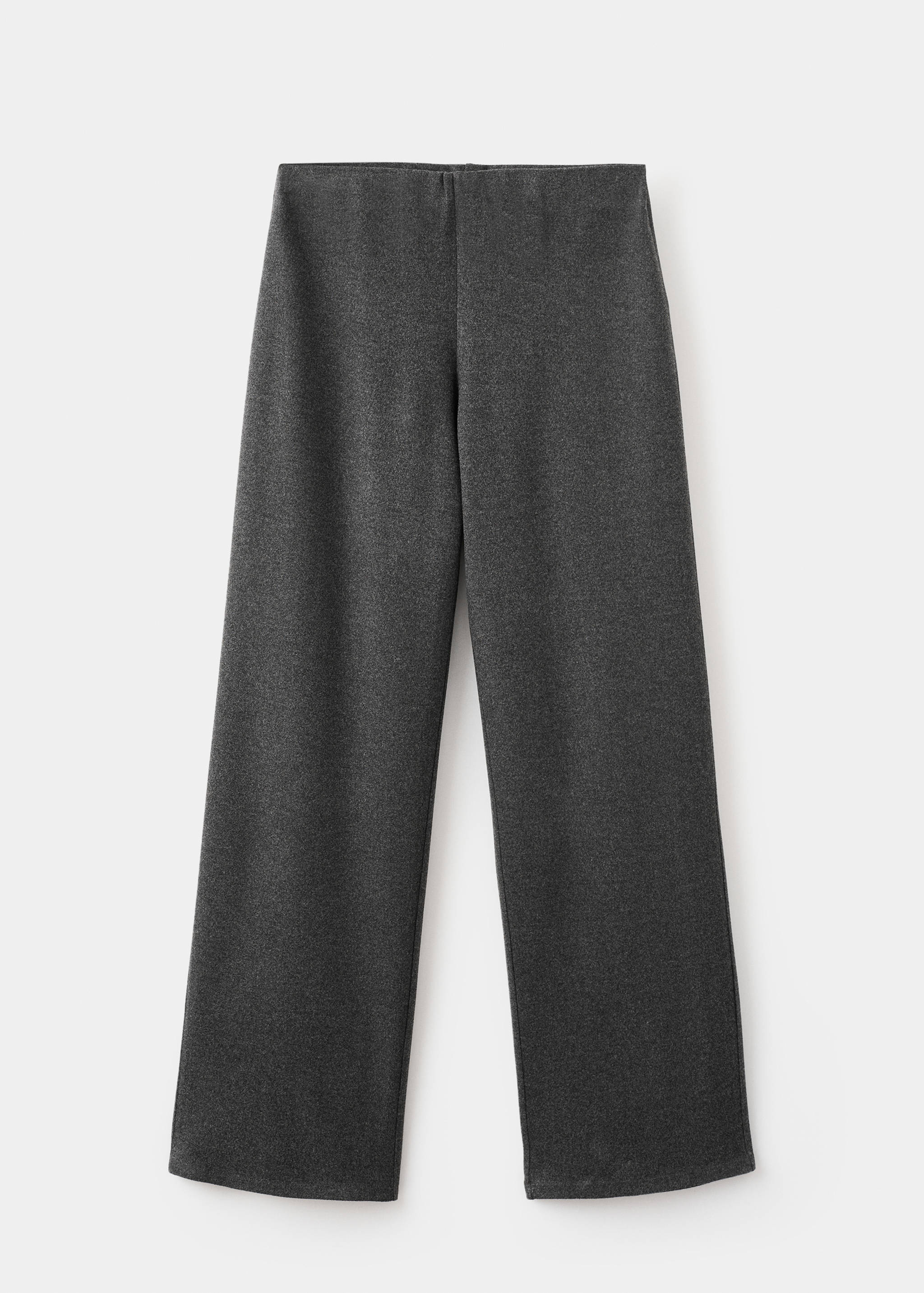 Straight-fit trousers with elastic waist - Article without model