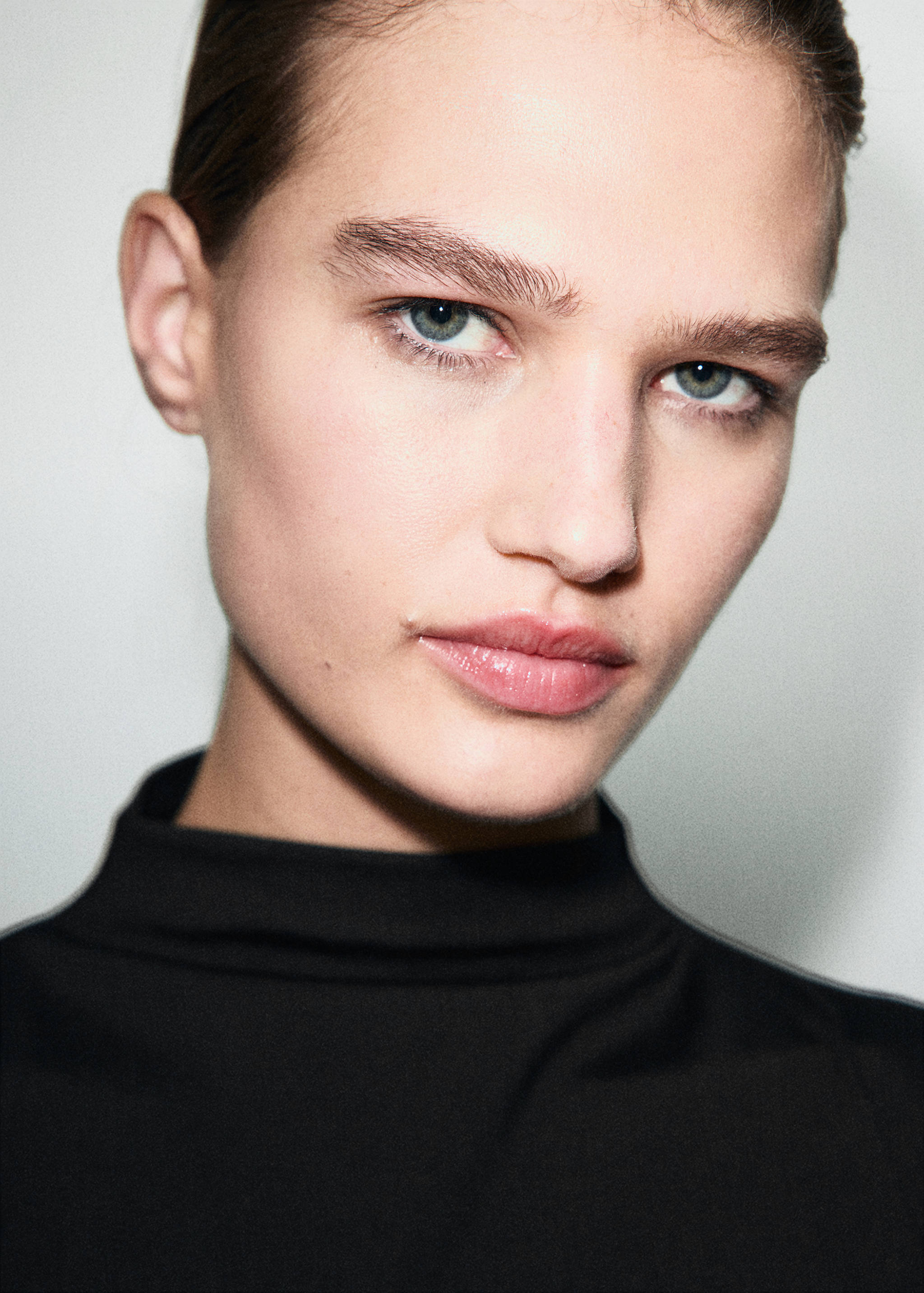 Top à col cheminée et fronces - Détail de l'article 1