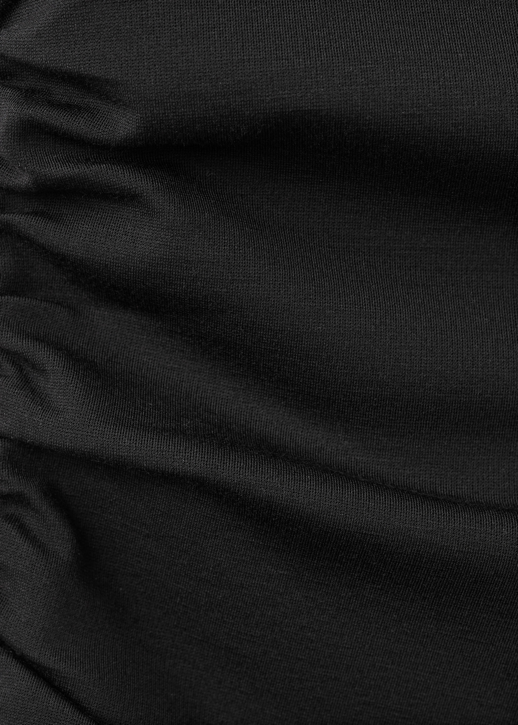 Top à col cheminée et fronces - Détail de l'article 0