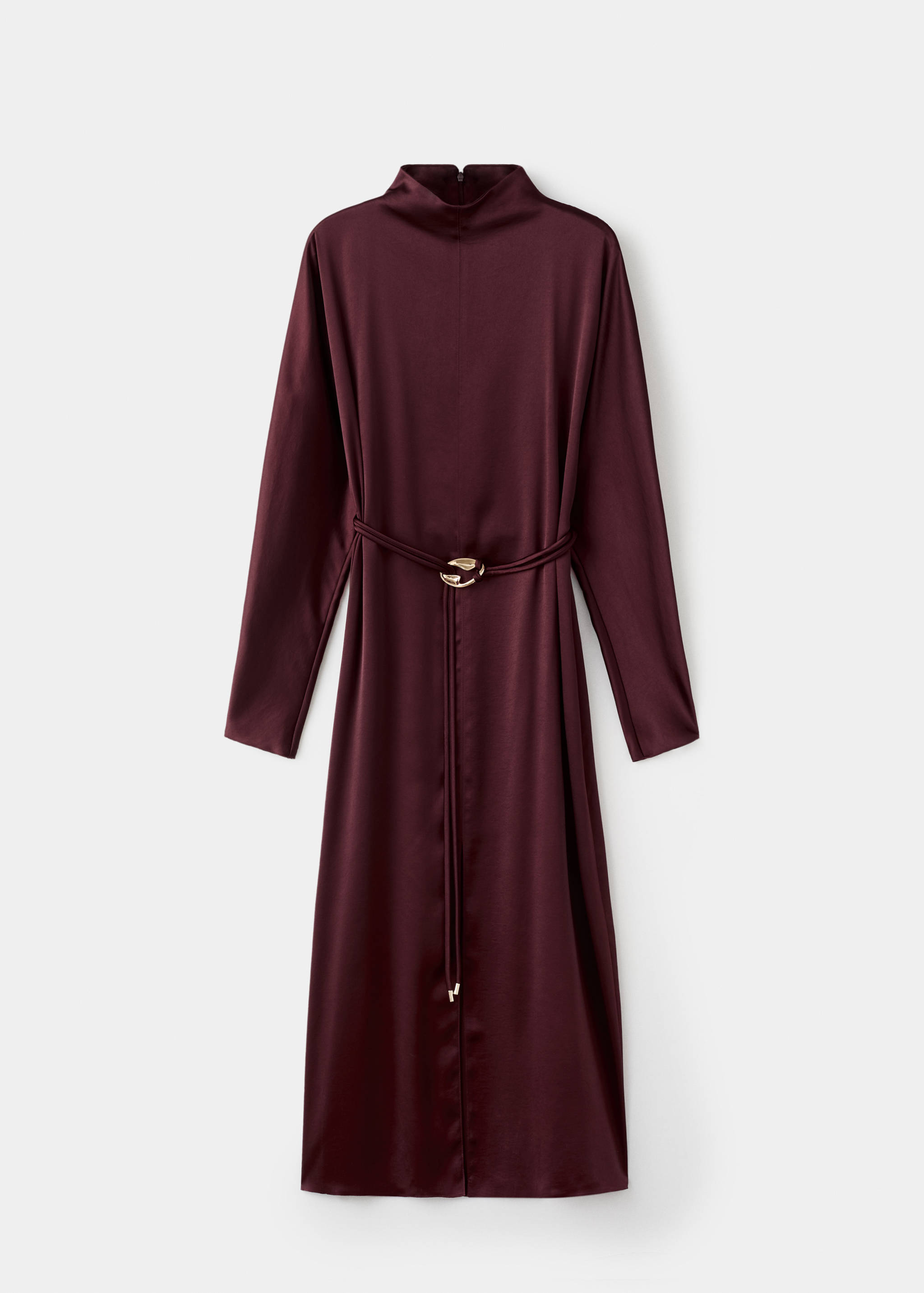 Belt satin dress - Article without model