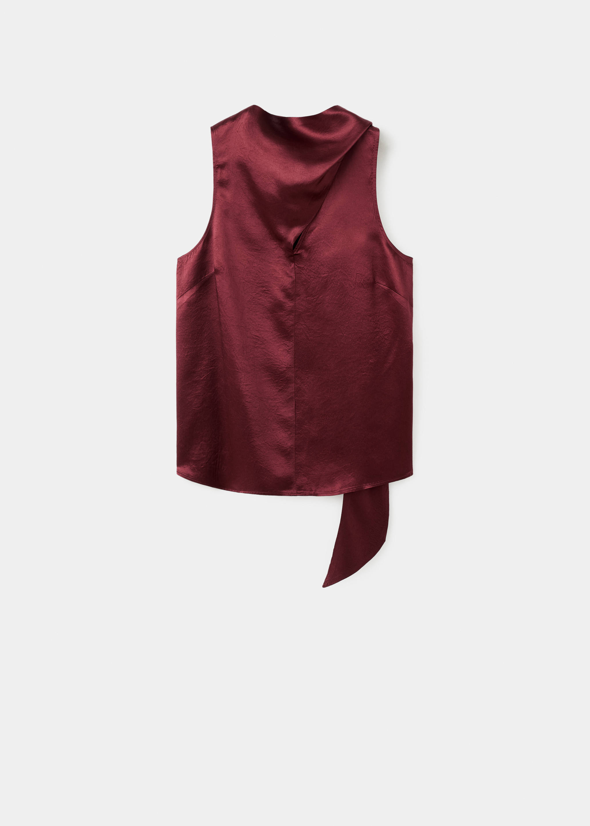 بلوزة ساتان فوالر - منتج دون نموذج